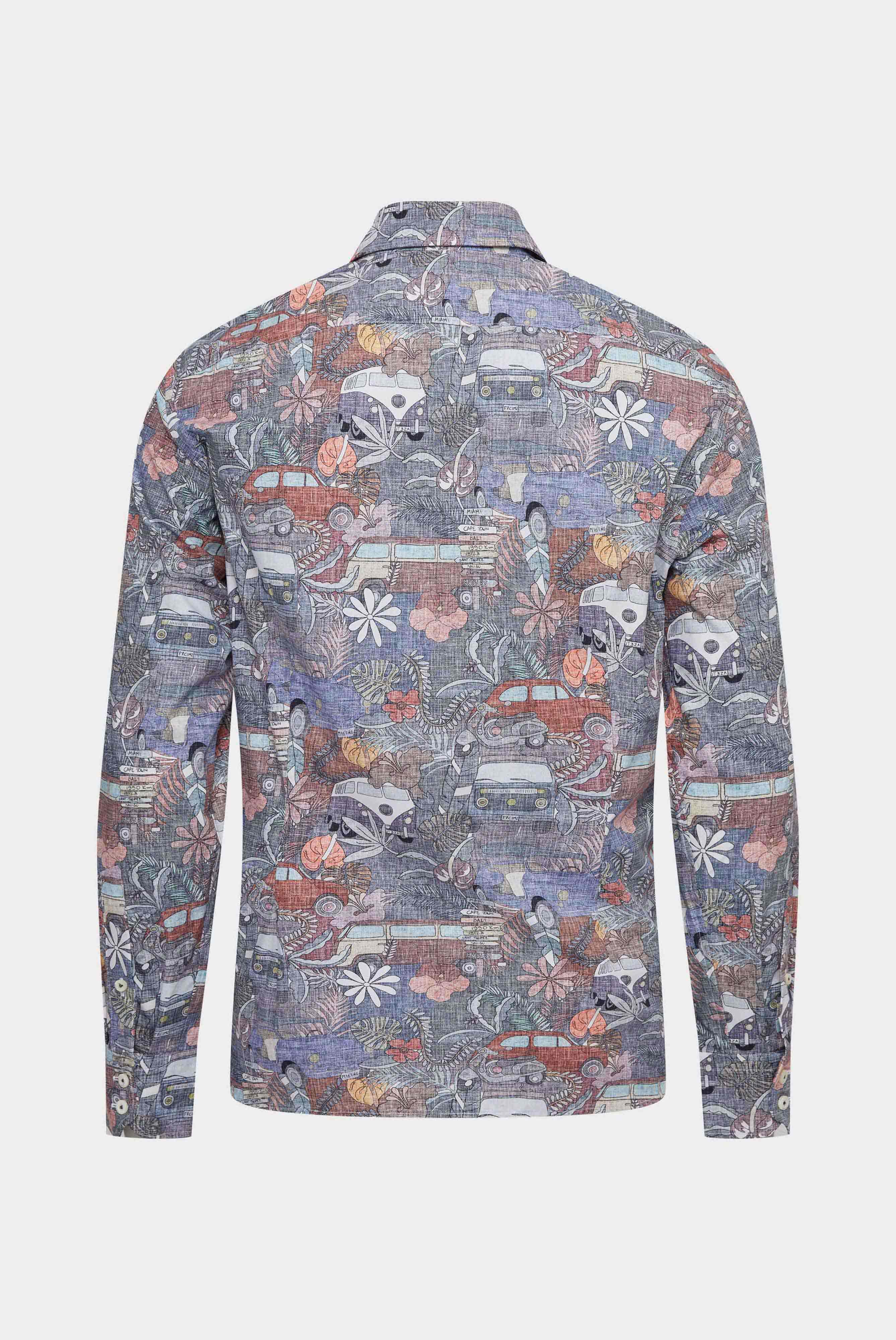 Van Laack-Lässiges Sommer Hemd mit Print Bunt-Hemden & Blusen-Black-Deal-Outlet-by-ARCHIVIST