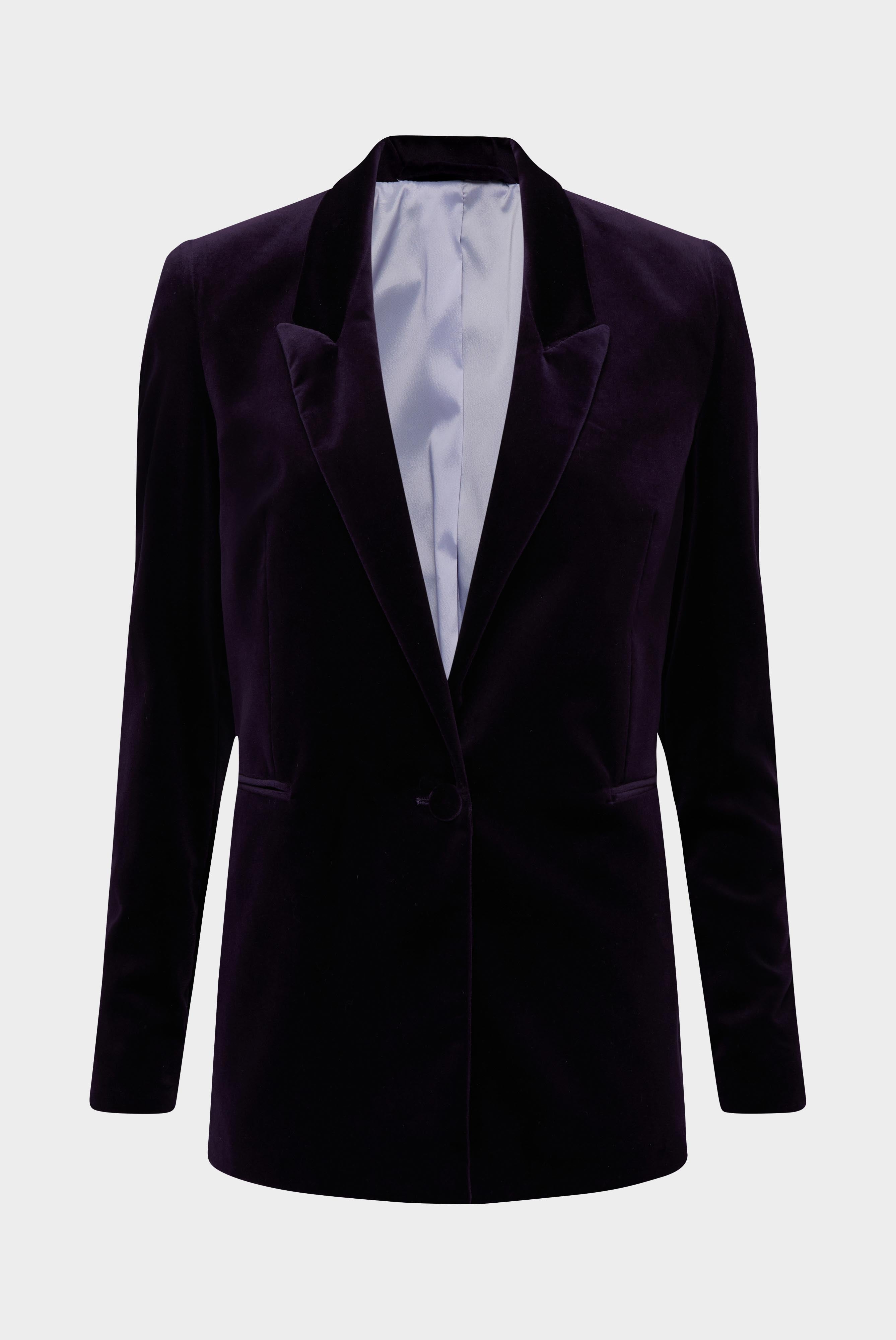 Lockerer Blazer aus Samt