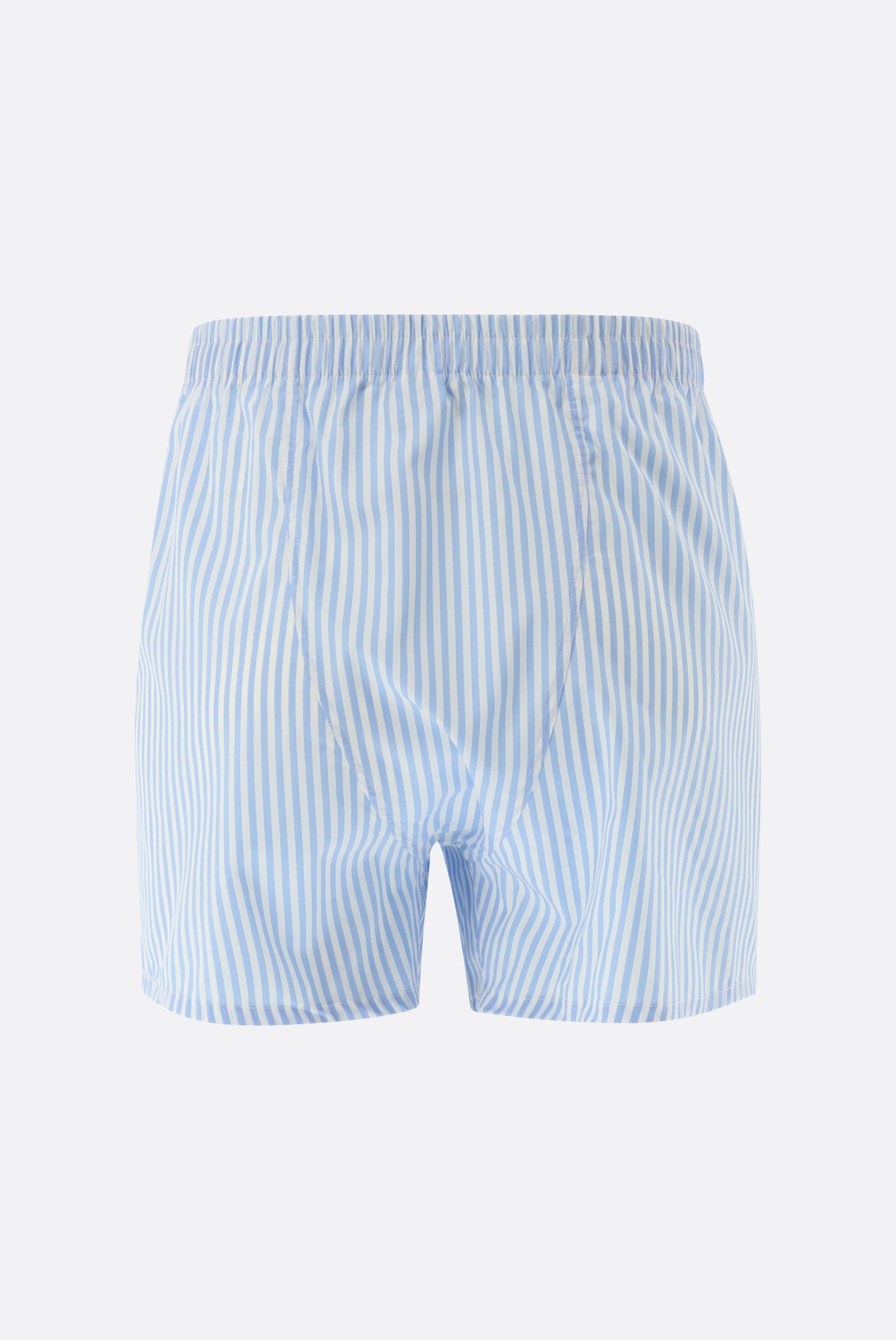 Van Laack-Gestreifte Popeline Boxershorts-Unterwäsche-Black-Deal-Outlet-by-ARCHIVIST