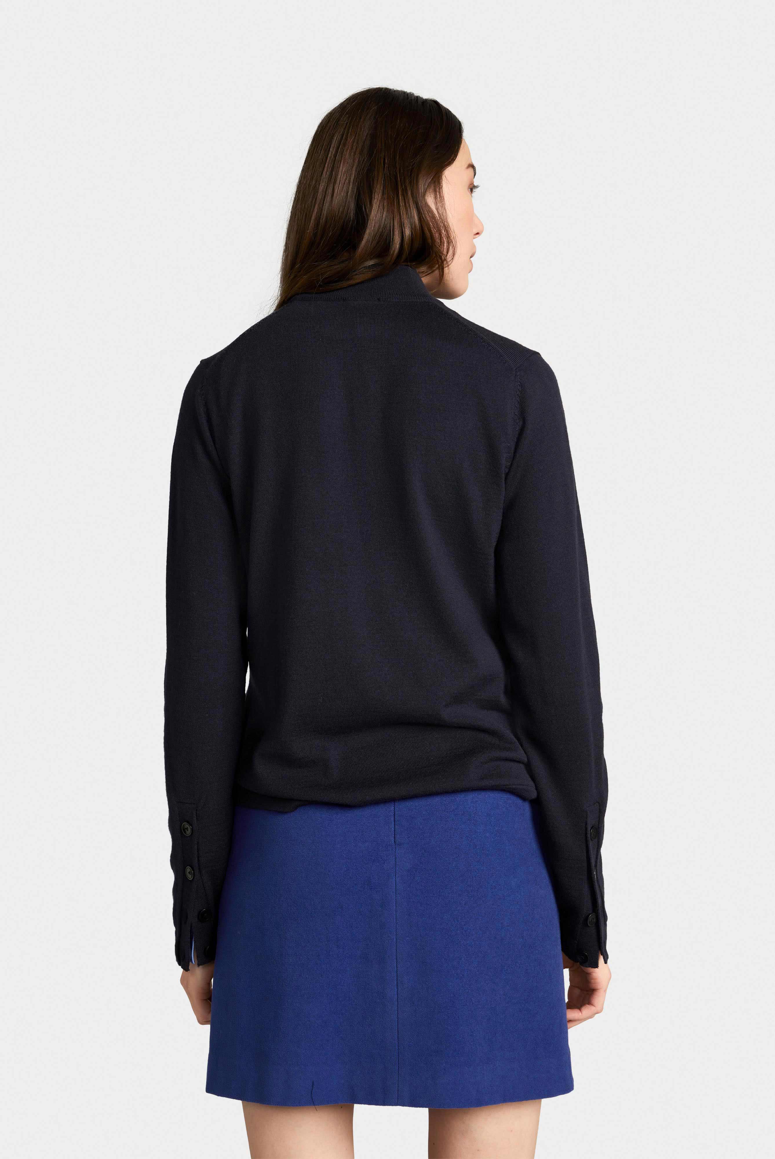 Rock aus Jersey Boucle Blau