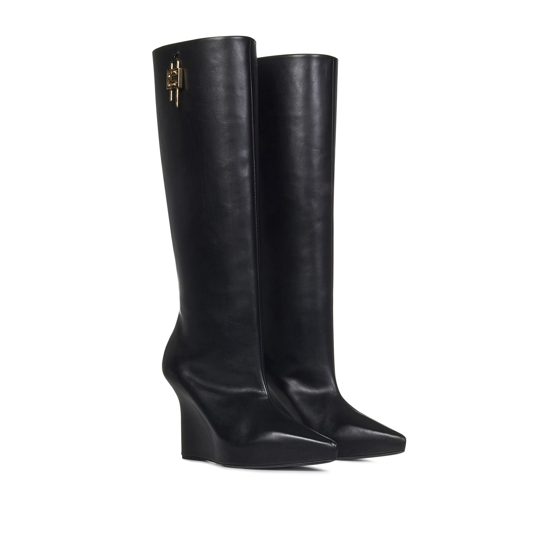 Givenchy-G-Lock Leather Boots-WOMEN SHOES-Black-Deal-Outlet-by-ARCHIVIST