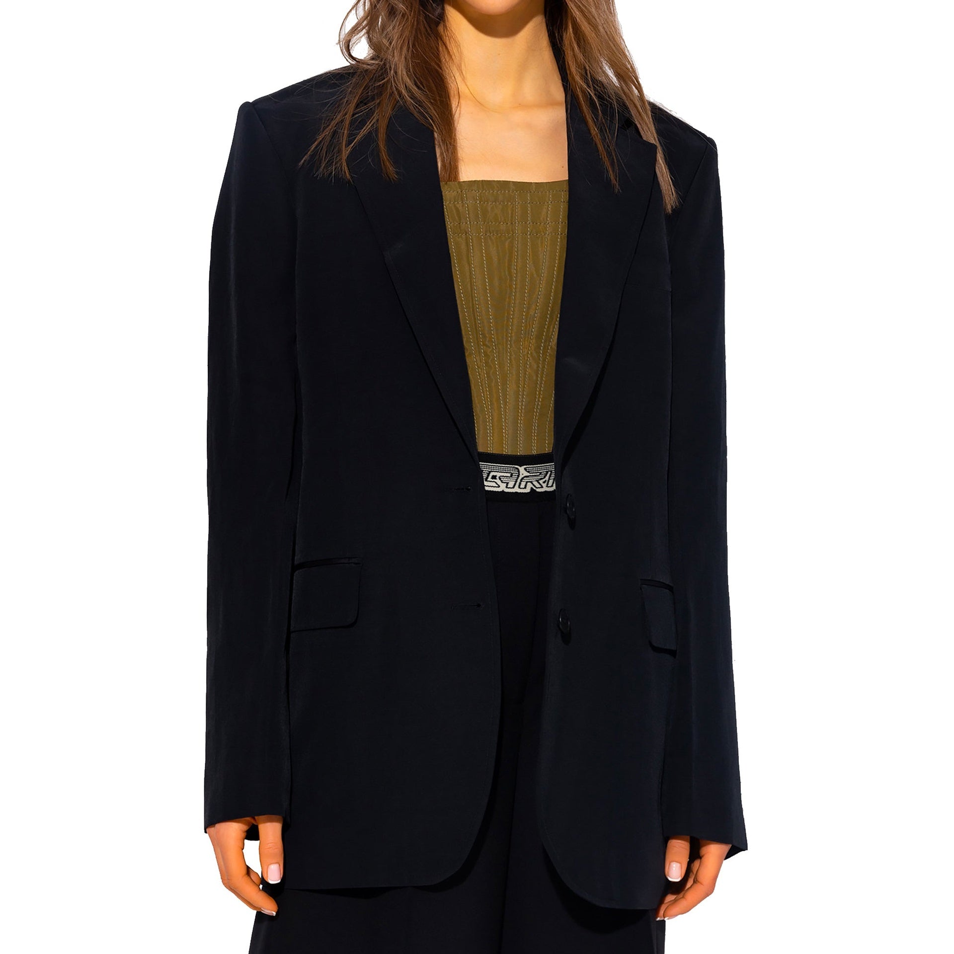 Stella Mccartney-Stella Mccartney Blazer Jacket-WOMEN CLOTHING-Black-Deal-Outlet-by-ARCHIVIST