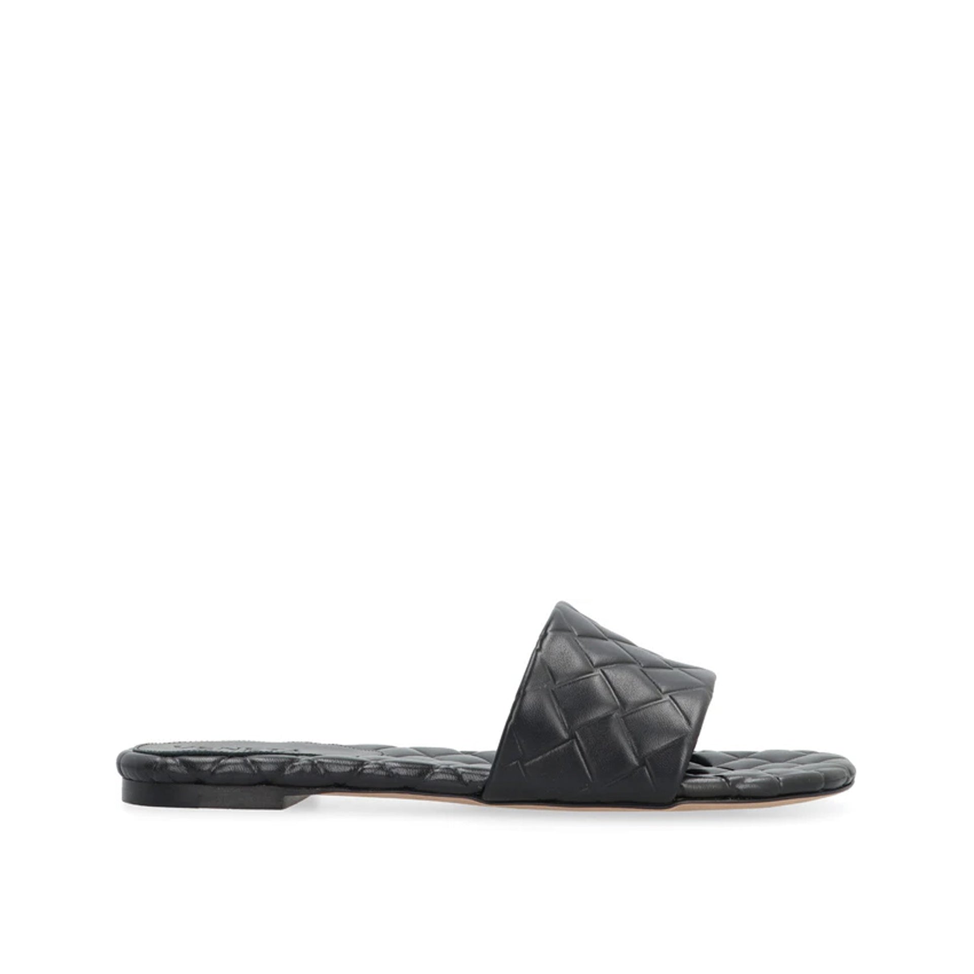 Bottega Veneta-Bottega Veneta Amy Leather Mules-WOMEN SHOES-Black-Deal-Outlet-by-ARCHIVIST
