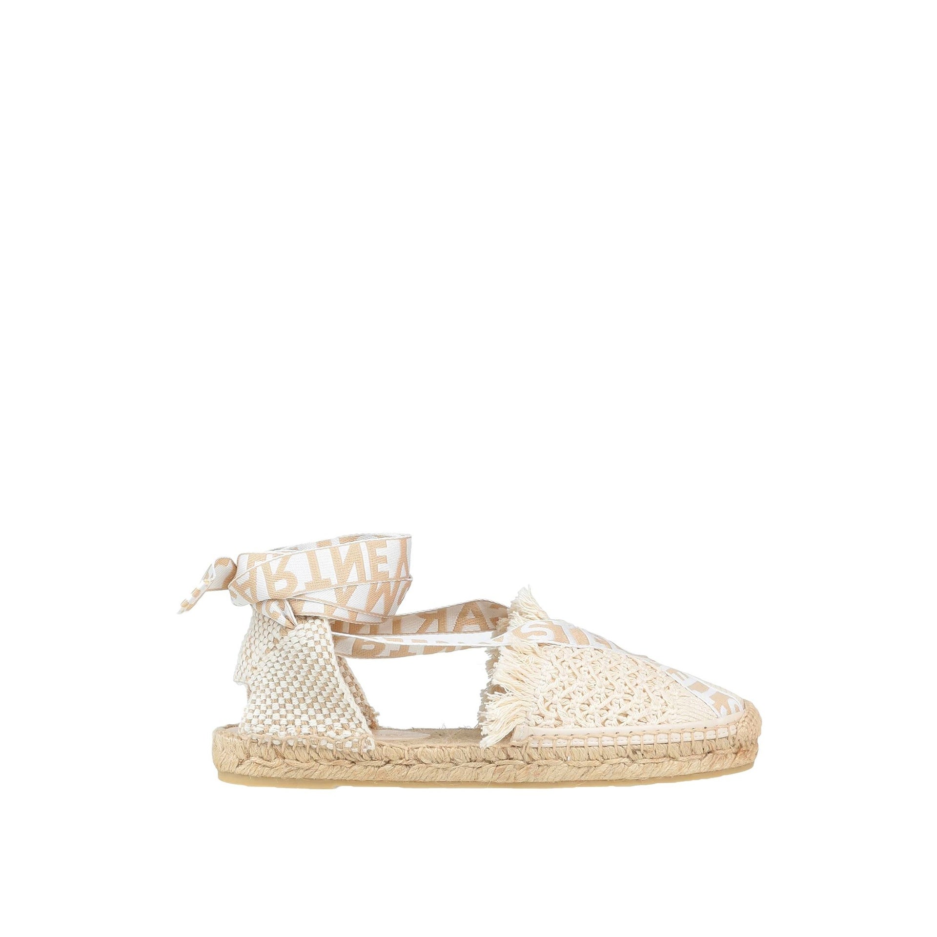 Stella Mccartney-Stella McCartney Logo Canvas Espadrilles-WOMEN SHOES-Black-Deal-Outlet-by-ARCHIVIST