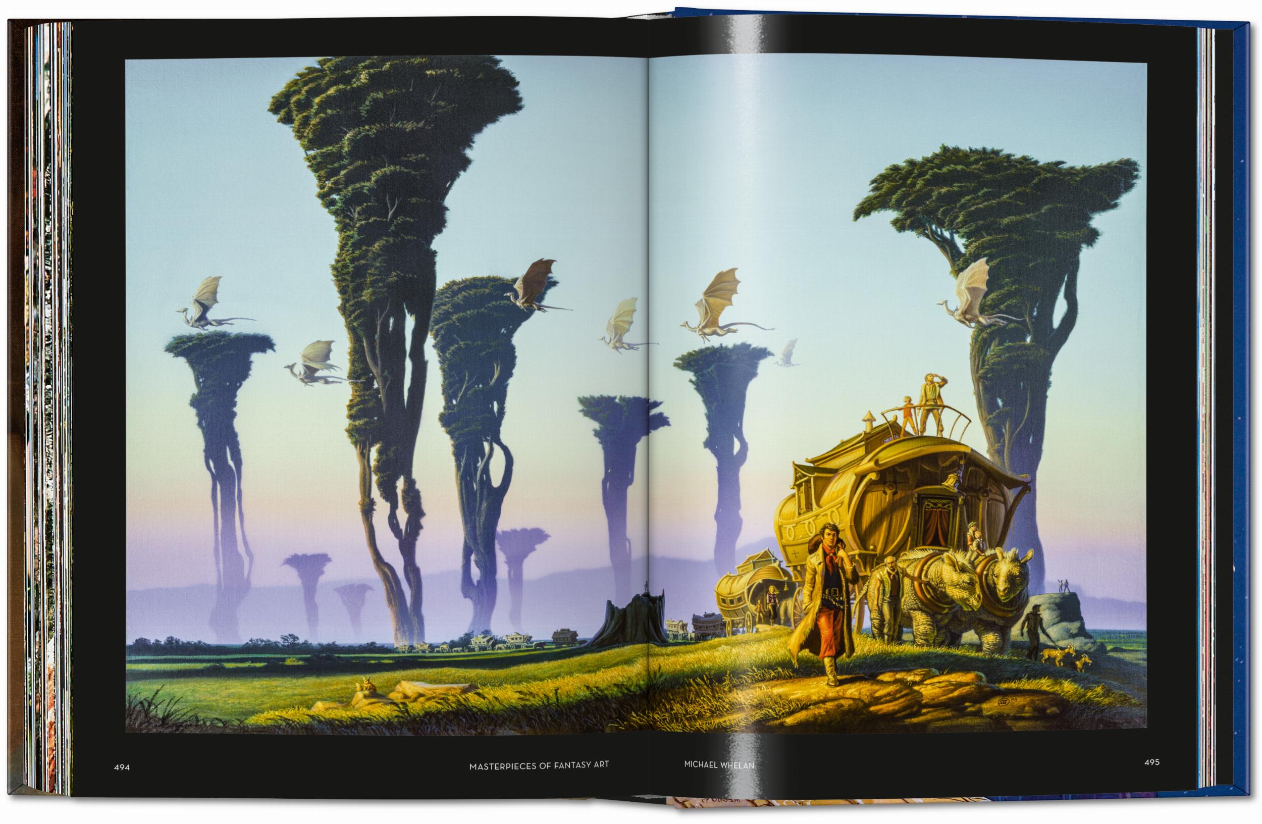 Taschen-Masterpieces of Fantasy Art. 45th Ed. (German, French, English)-Art-Black-Deal-Outlet-by-ARCHIVIST