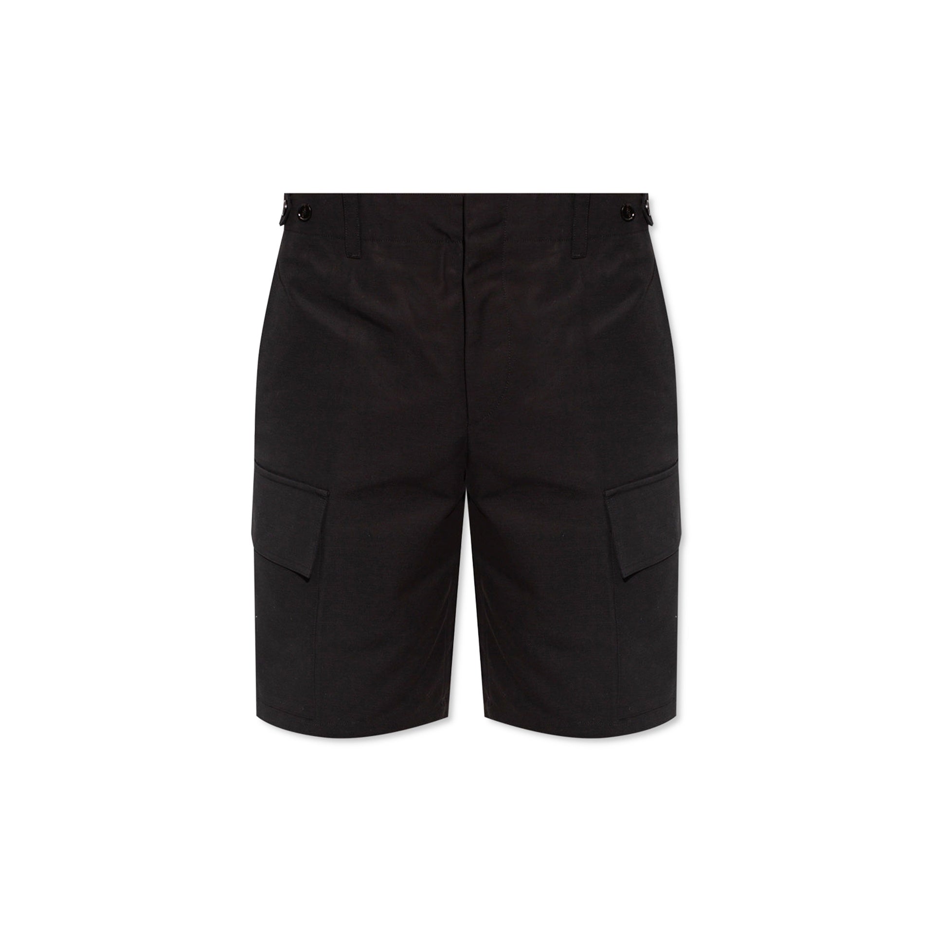 Jil Sander-Jil Sander Cotton Cargo Shorts-MEN CLOTHING-Black-Deal-Outlet-by-ARCHIVIST