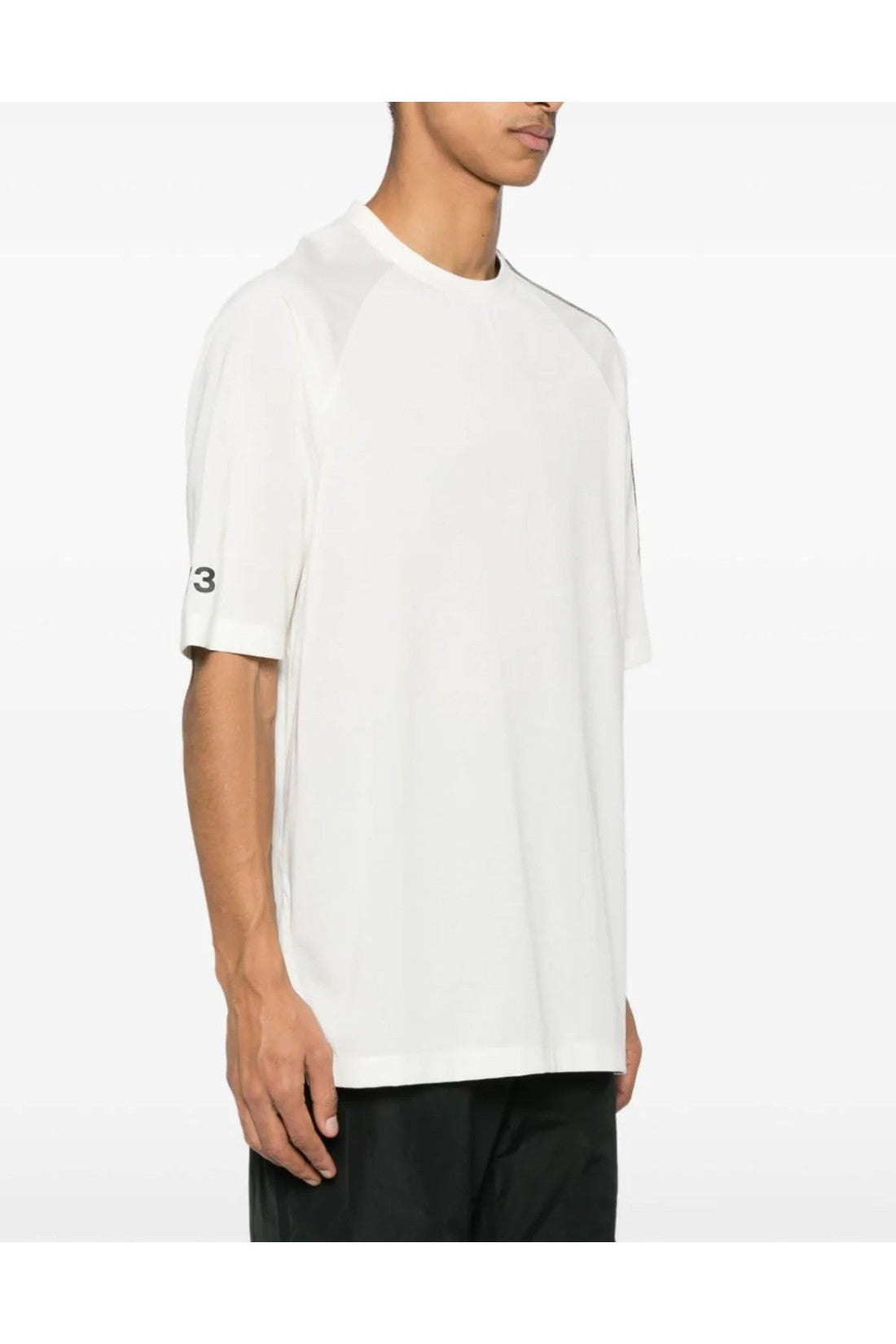 Y-3-OUTLET-SALE-3-Stripes Logo T-Shirt-ARCHIVIST