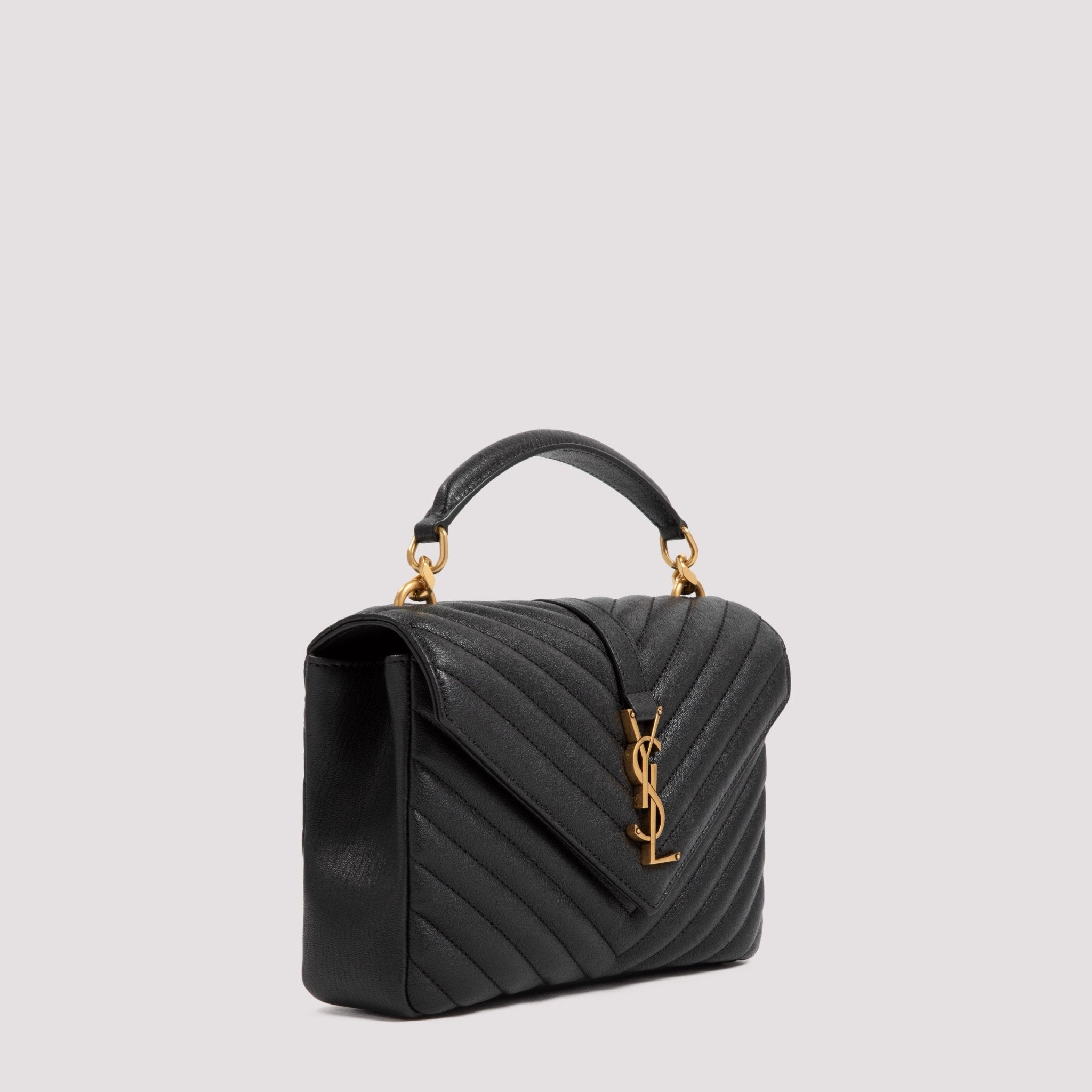 Saint Laurent College Bag In Matelassé Leather - WOMEN BAGS - Saint Laurent - T.Luxy