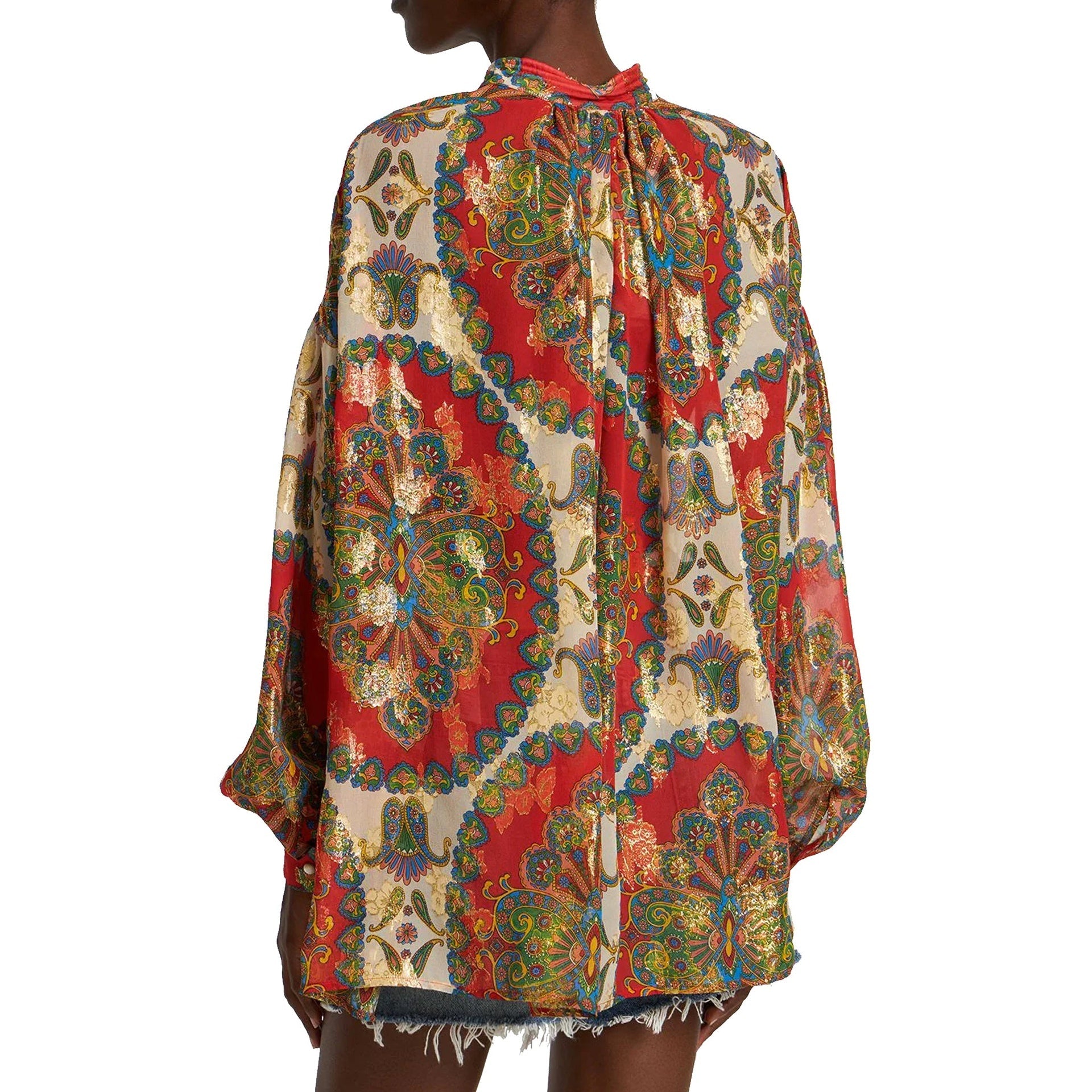 Etro Silk Printed Shirt-WOMEN CLOTHING-Etro-ARCHIVIST