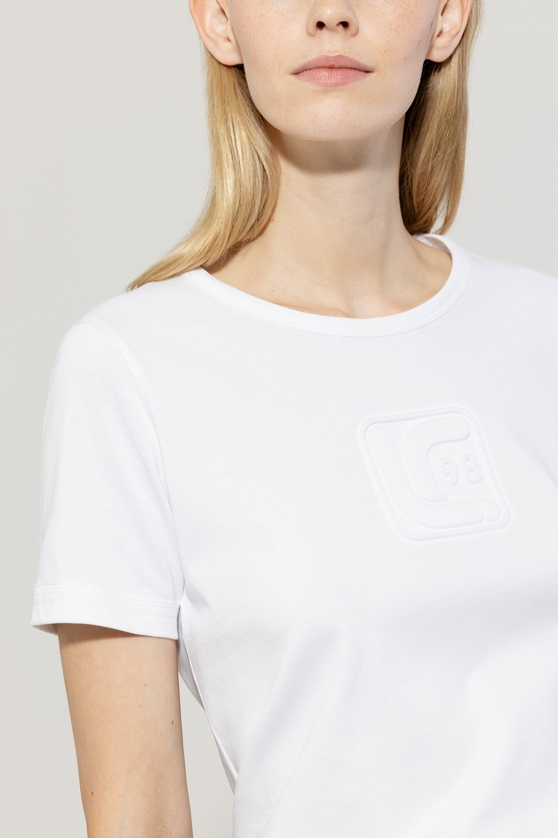 T-Shirt mit Logo-Applikation