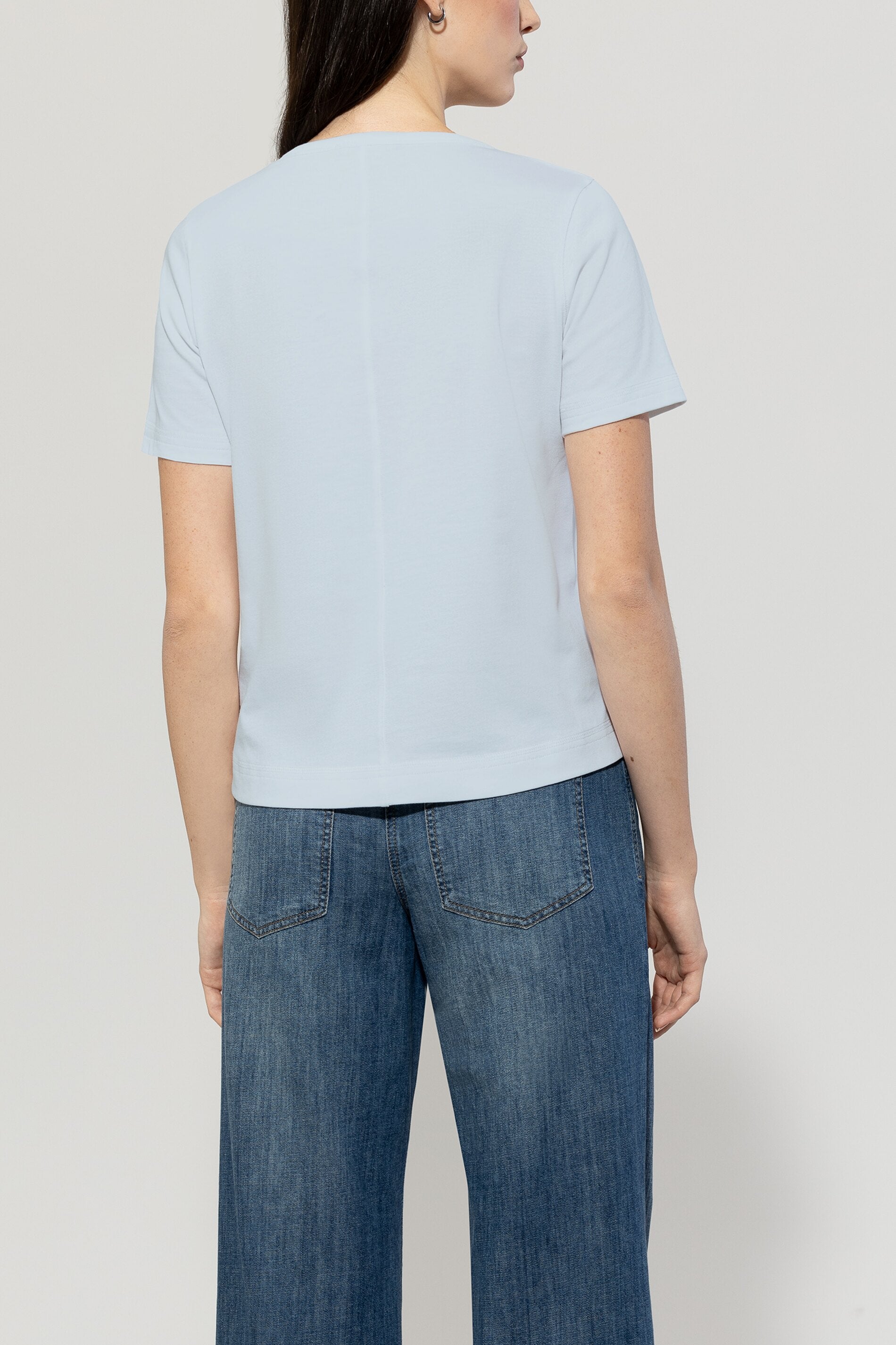 T-Shirt mit Logo-Applikation