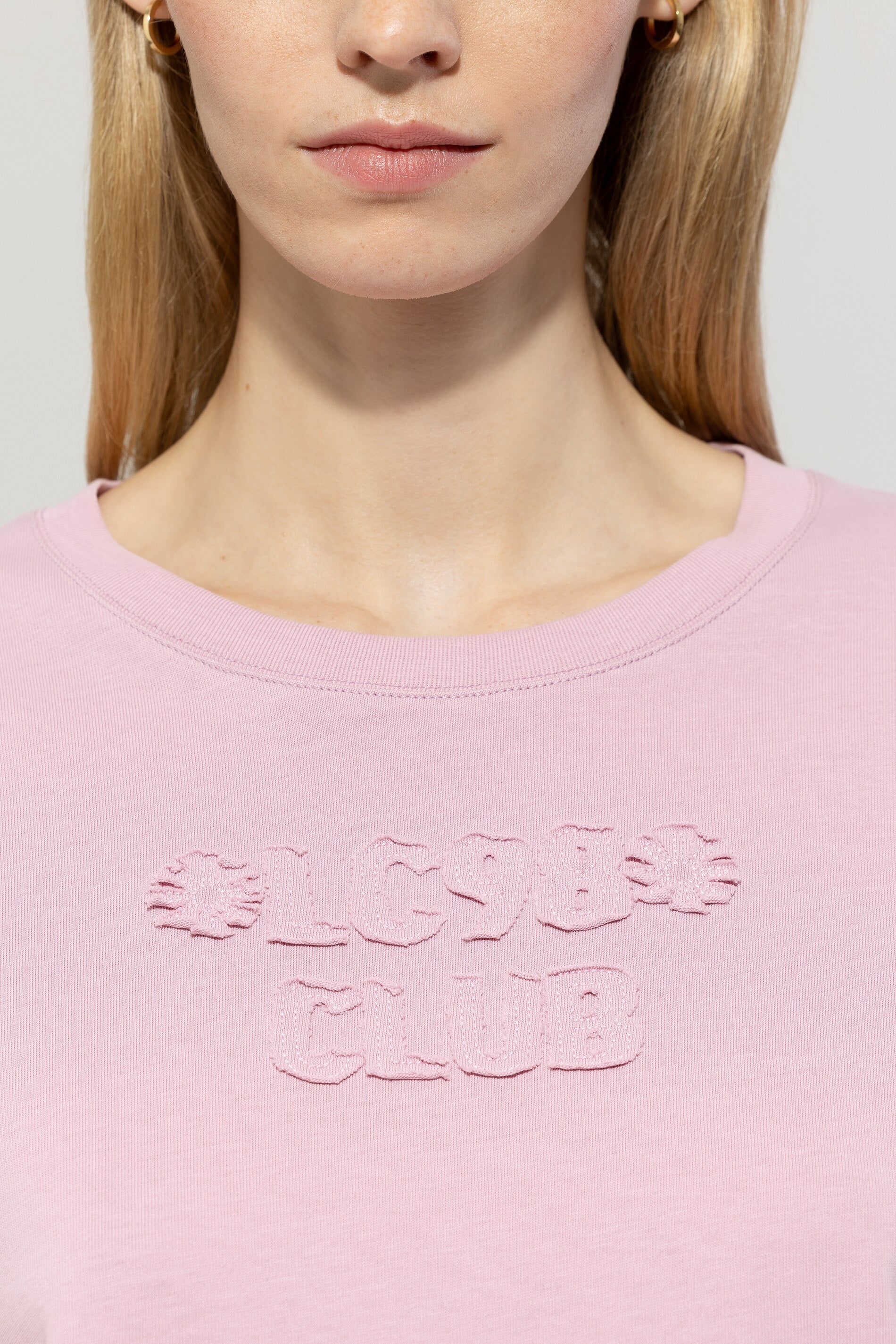 T-Shirt mit Logo-Applikation