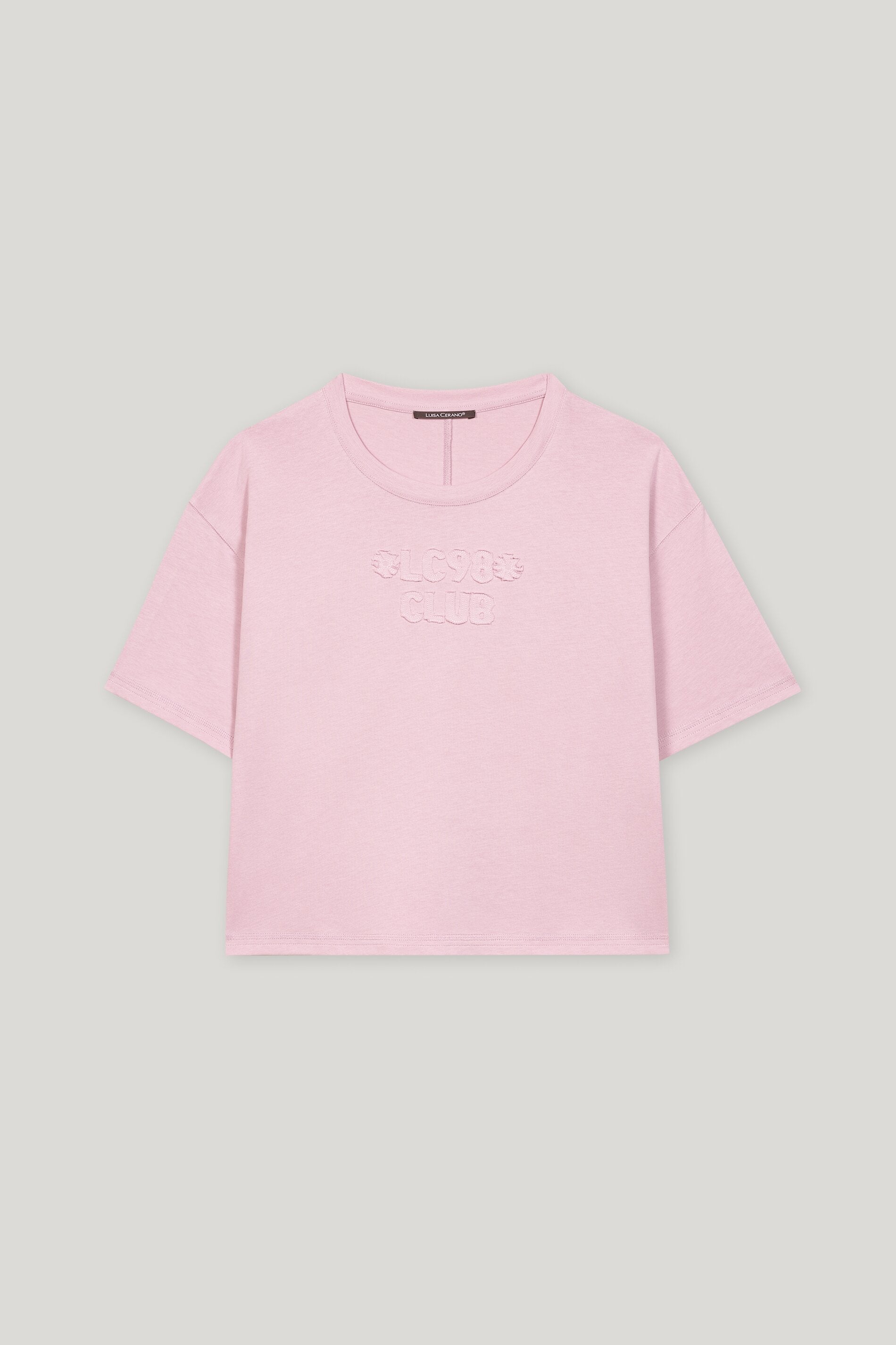 T-Shirt mit Logo-Applikation