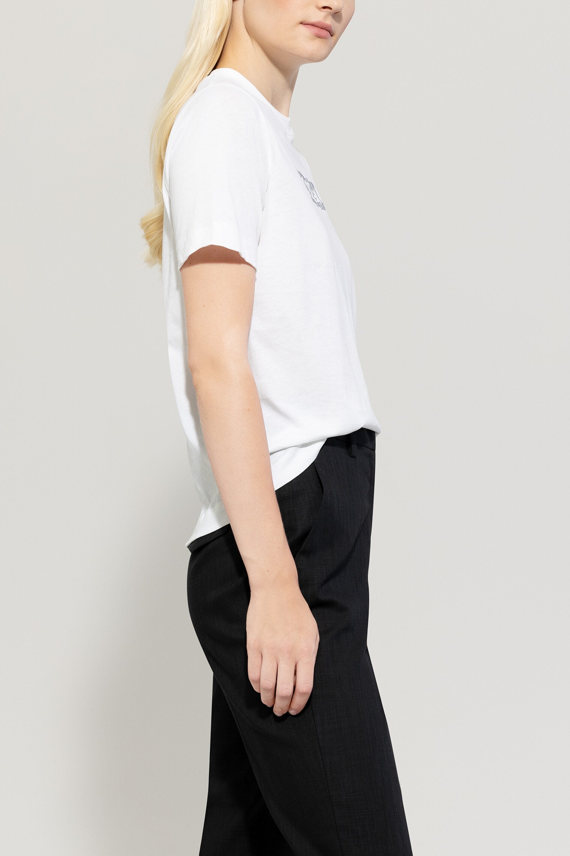 T-Shirt mit Glitter-Print