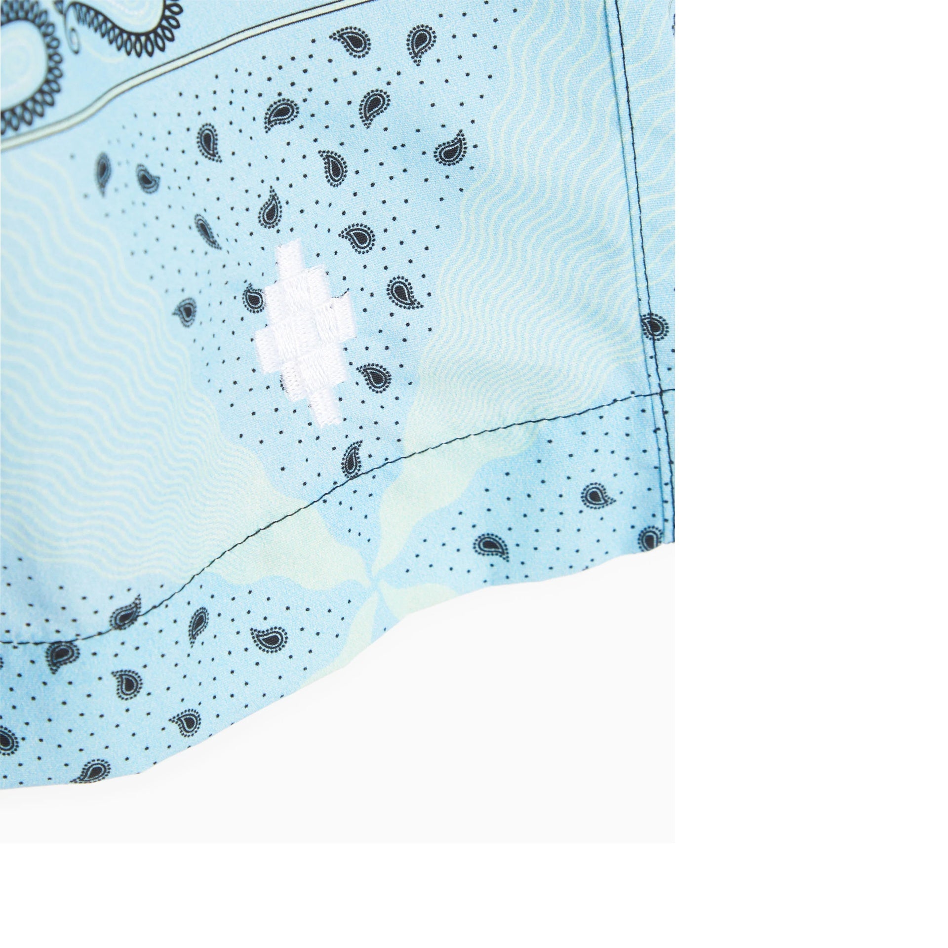 Marcelo Burlon County Of Milan-Marcelo Burlon All Over Bandana Shorts-MEN CLOTHING-Black-Deal-Outlet-by-ARCHIVIST