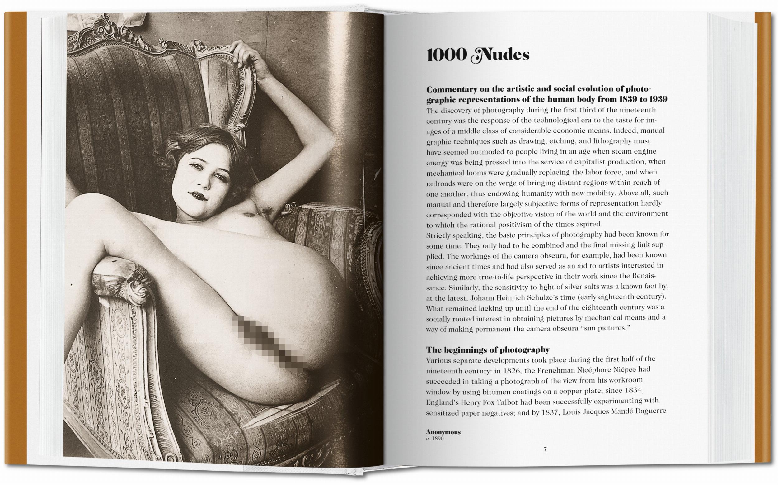Taschen-1000 Nudes. A History of Erotic Photography from 1839-1939 (German, French, English)-Sexy Books-Black-Deal-Outlet-by-ARCHIVIST