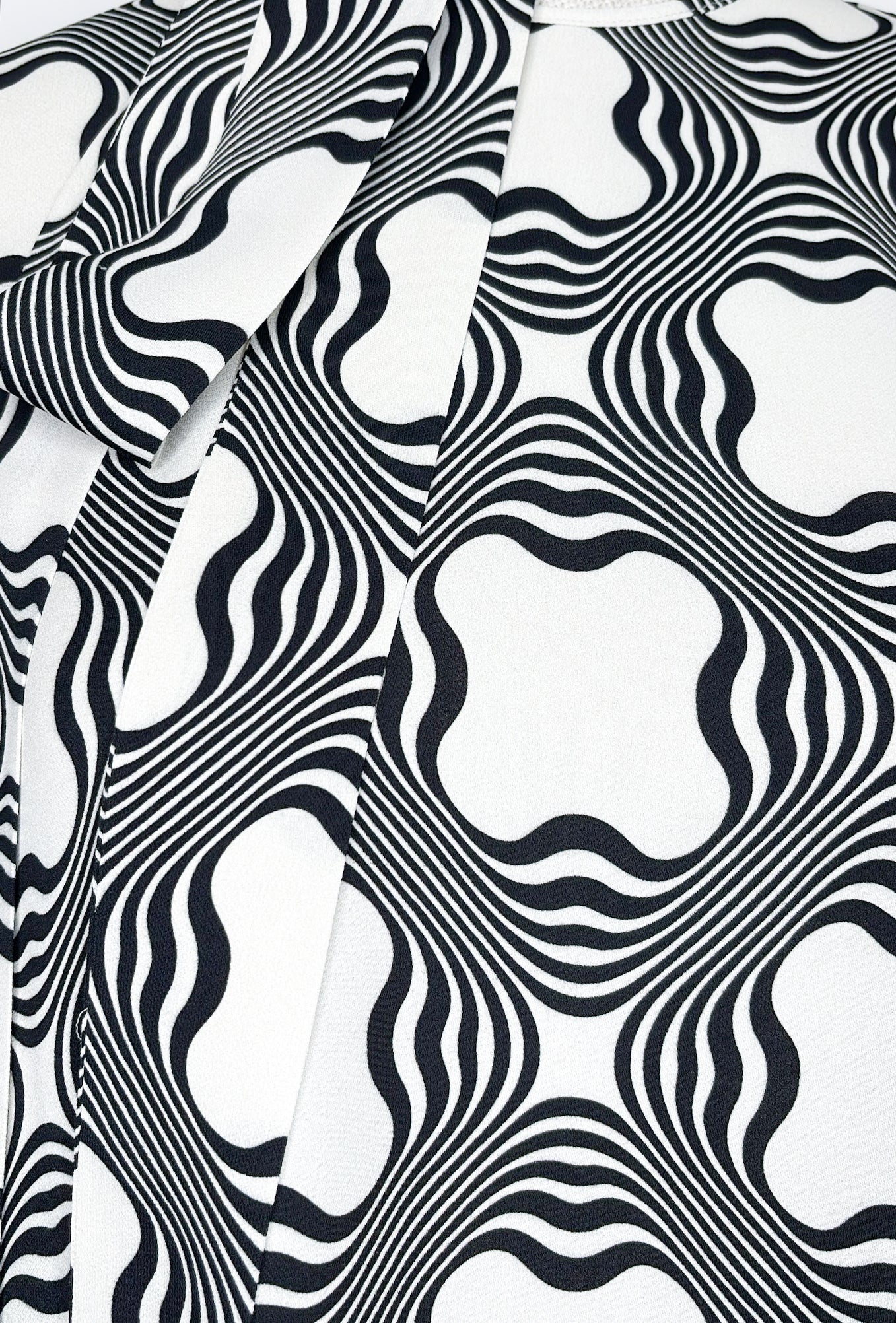 Sablé Kleid, Black White