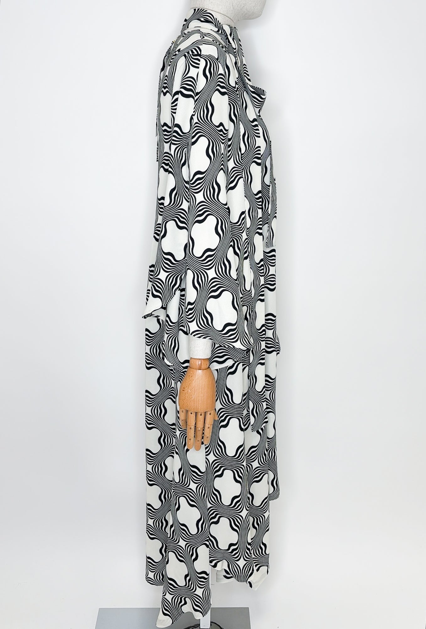 Sablé Kleid, Black White