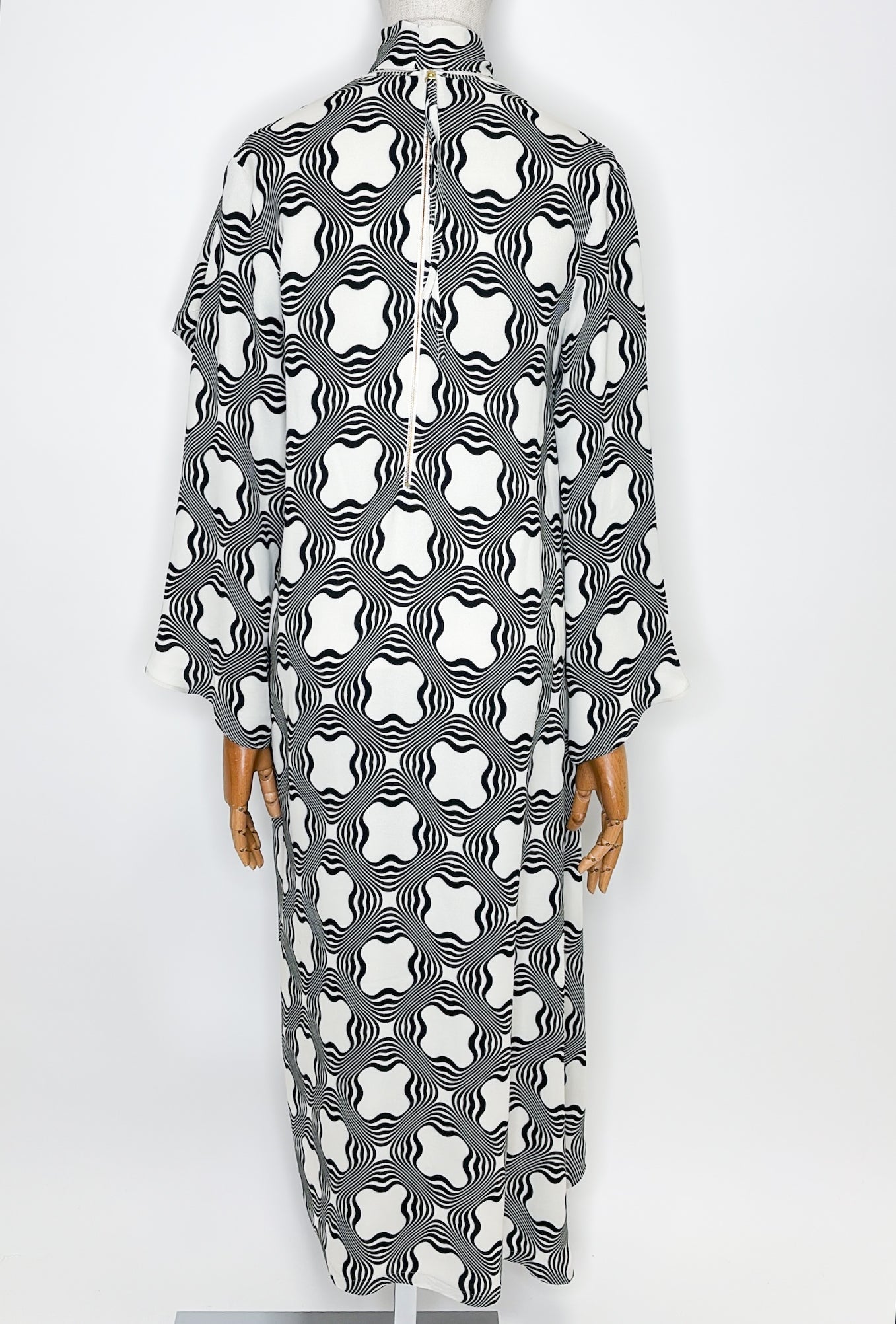 Sablé Kleid, Black White