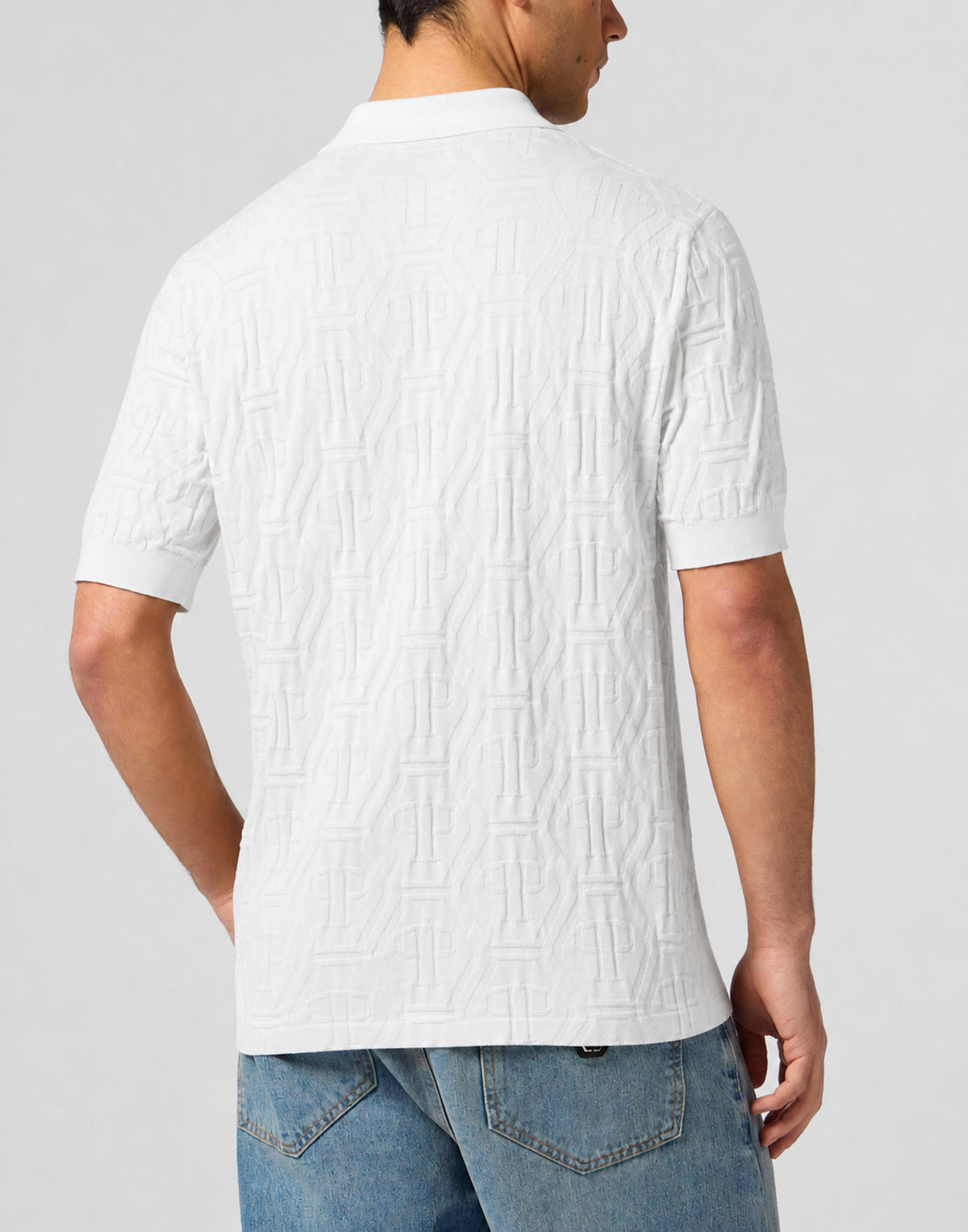 Jacquard Polo T-Shirt Monogram
