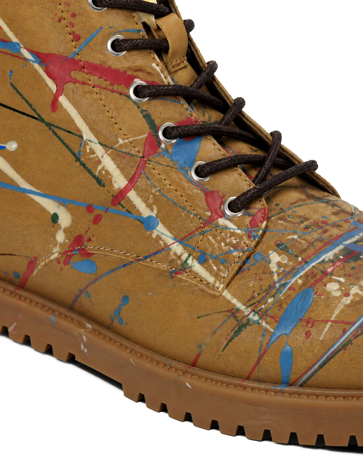 Nubuck Boots Dripping Skull