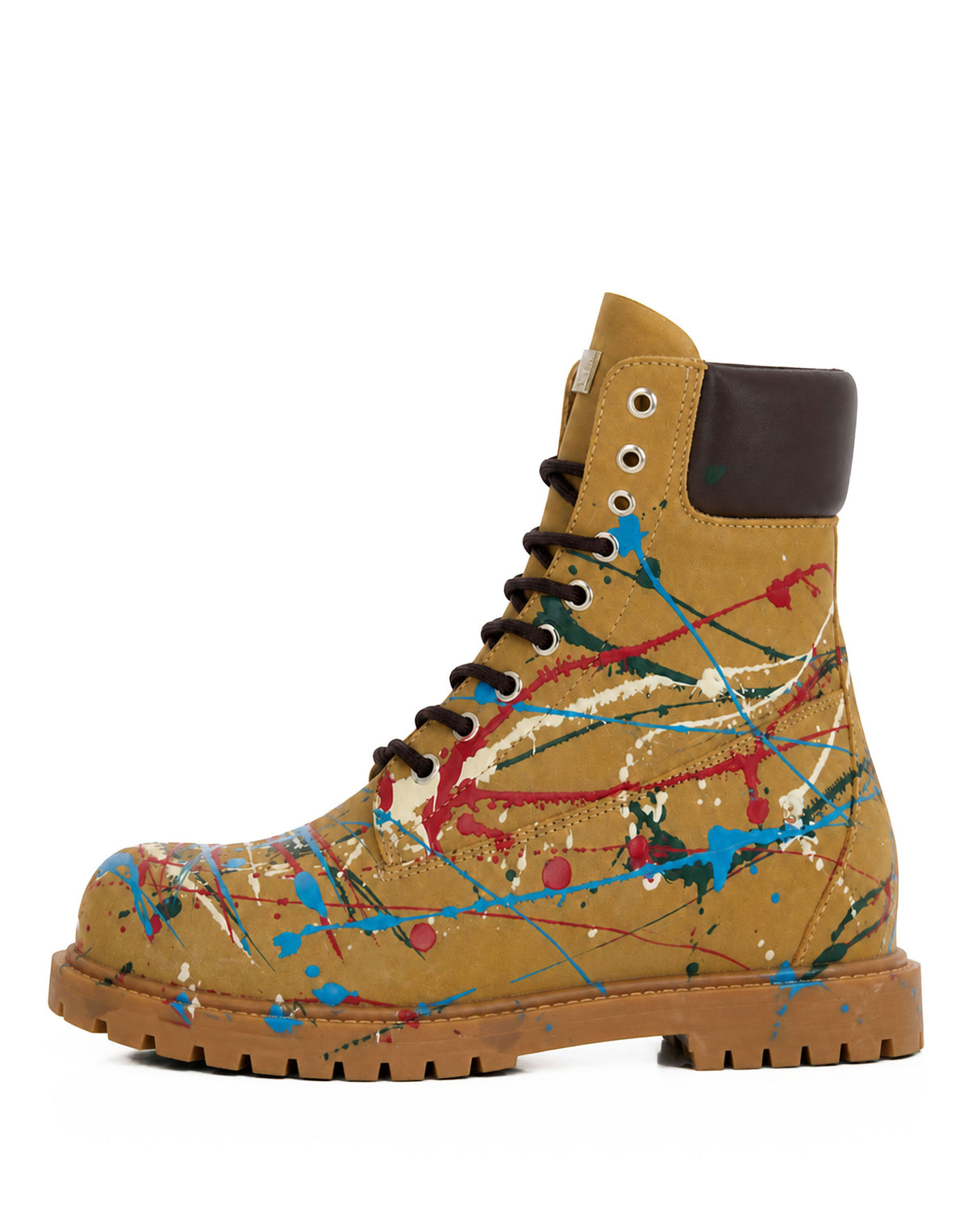 Nubuck Boots Dripping Skull