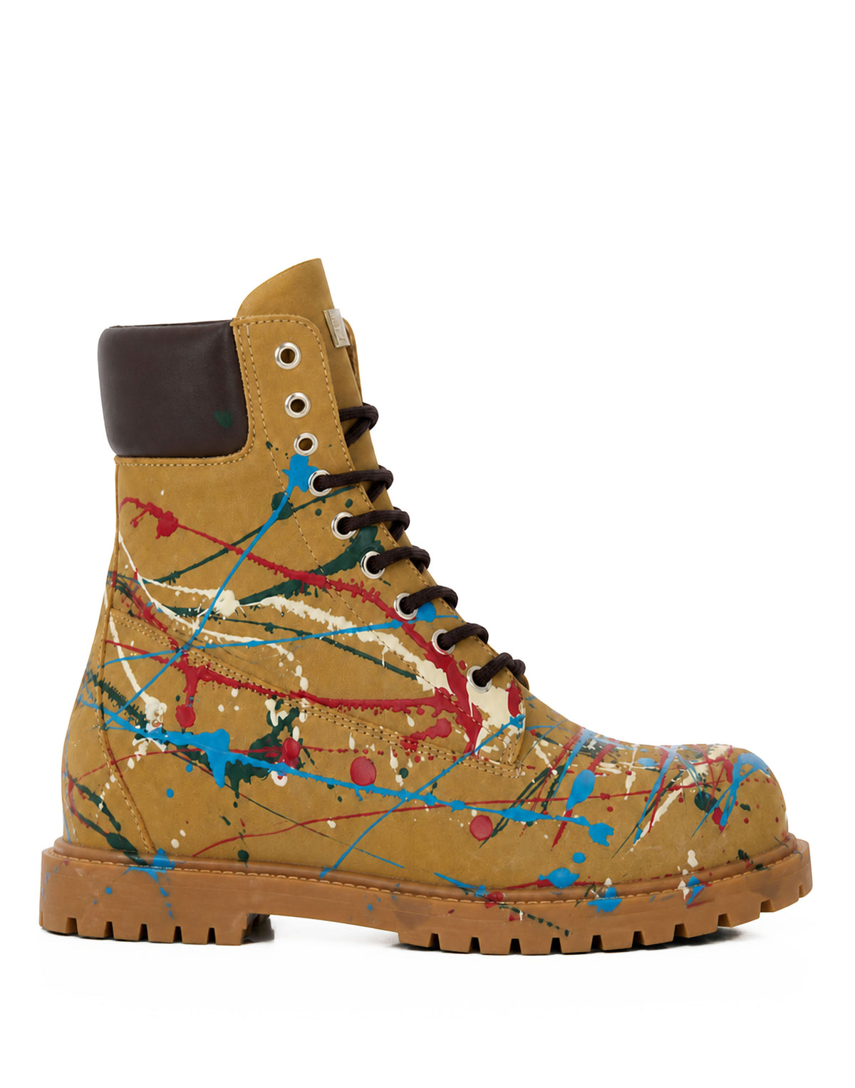 Nubuck Boots Dripping Skull