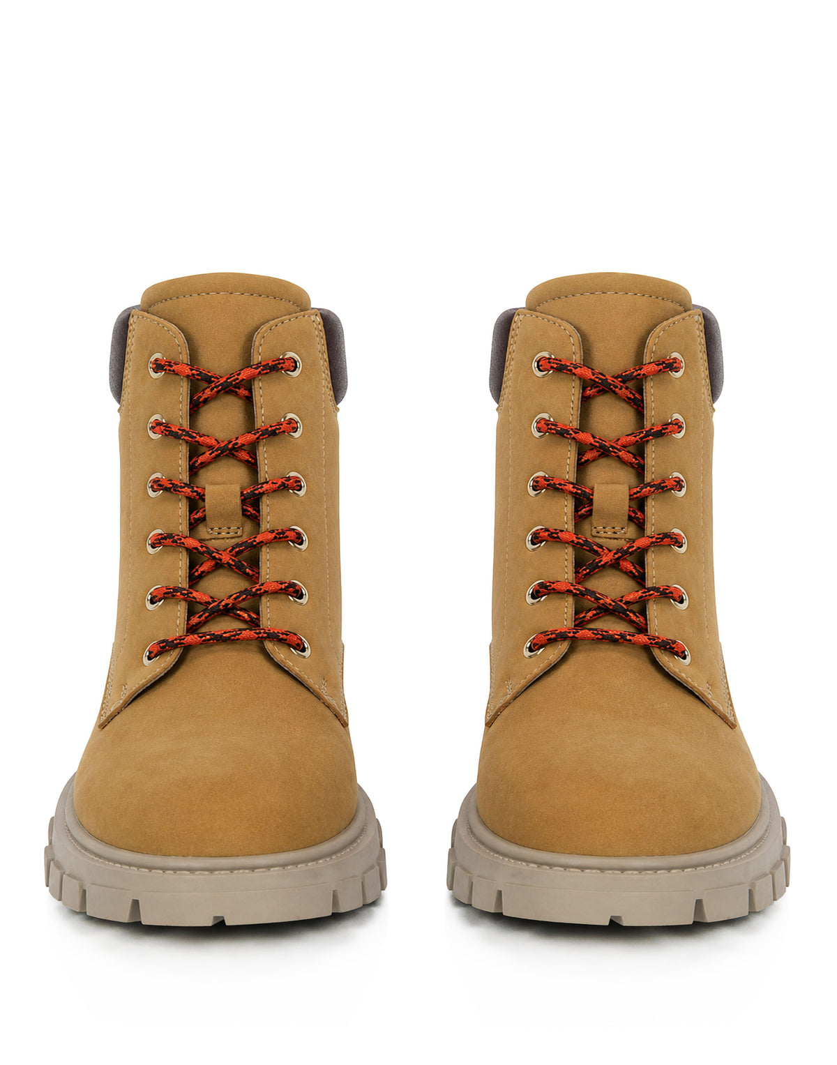 Nubuck Leather Mid Boots Small Skull