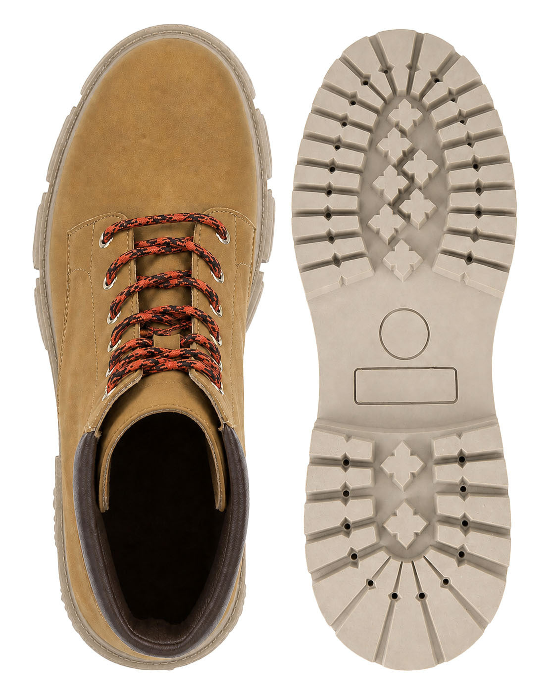 Nubuck Leather Mid Boots Small Skull