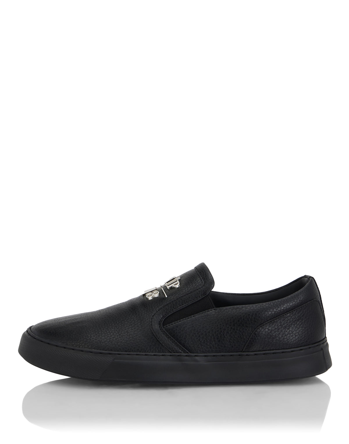 Deer Print Leather Slip On