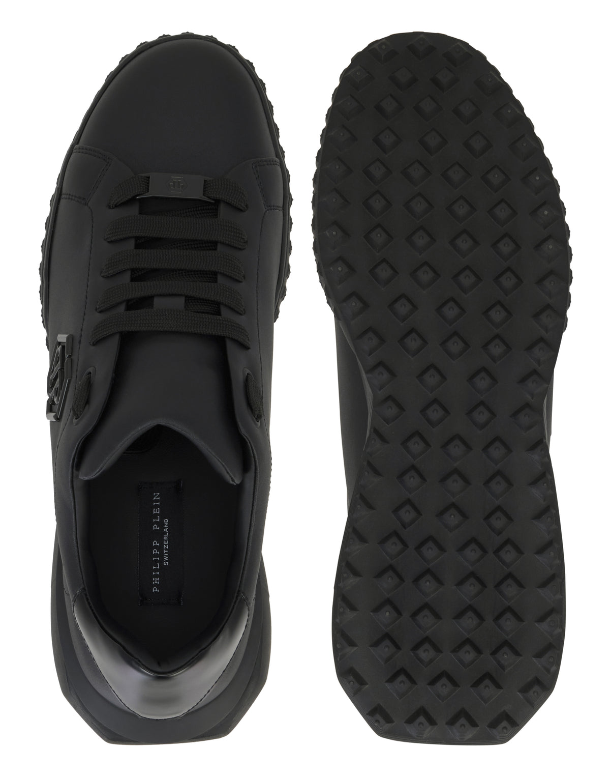 Nappa Leather Low-Top Sneakers Hexagon