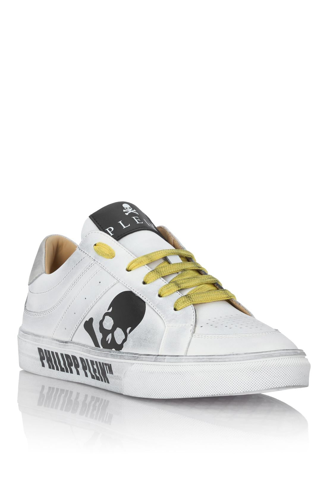 Philipp Plein Leather Low-Top Sneakers Retrokickz TM, Schuhe