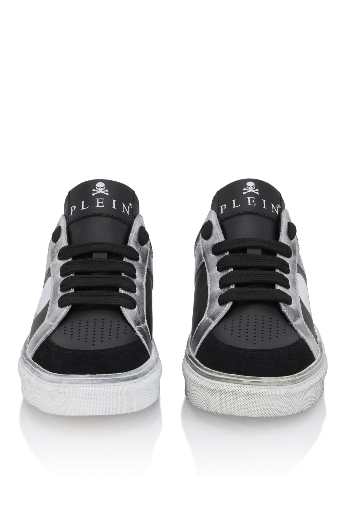Philipp Plein Low-Top Leather Sneakers Retrokickz TM, Schuhe