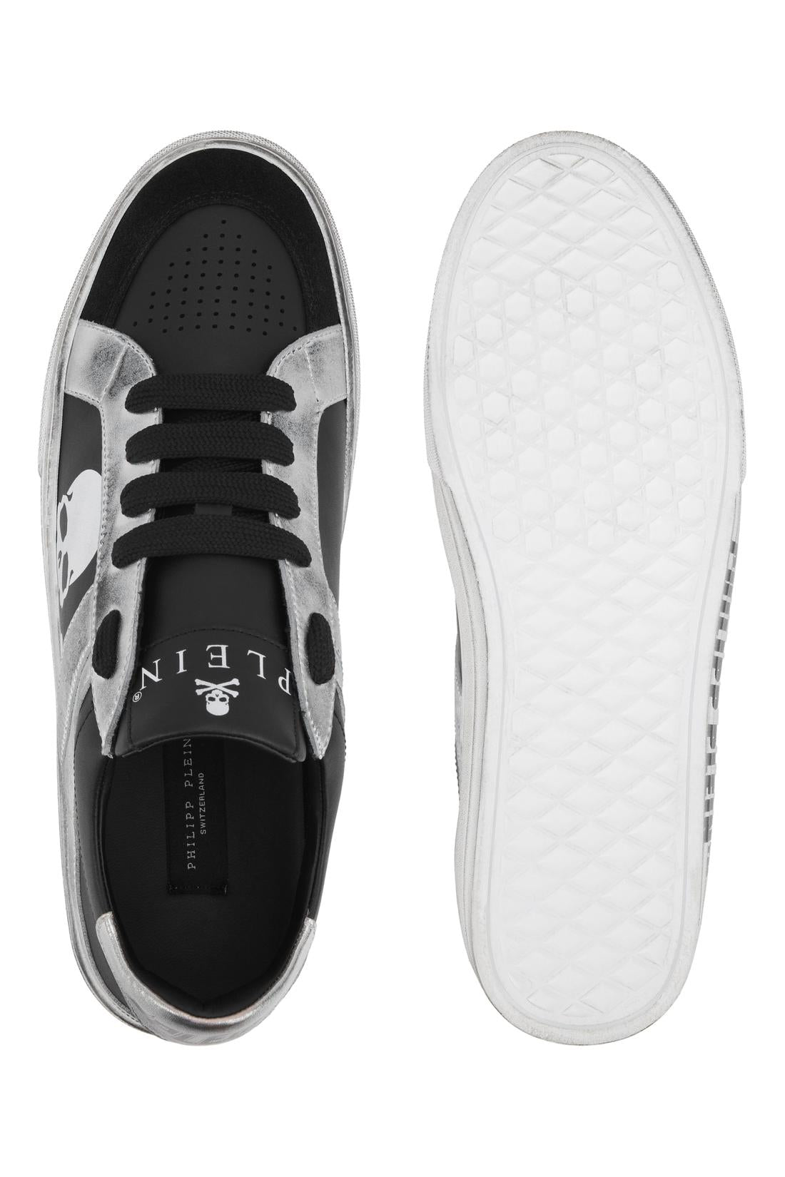Philipp Plein Low-Top Leather Sneakers Retrokickz TM, Schuhe