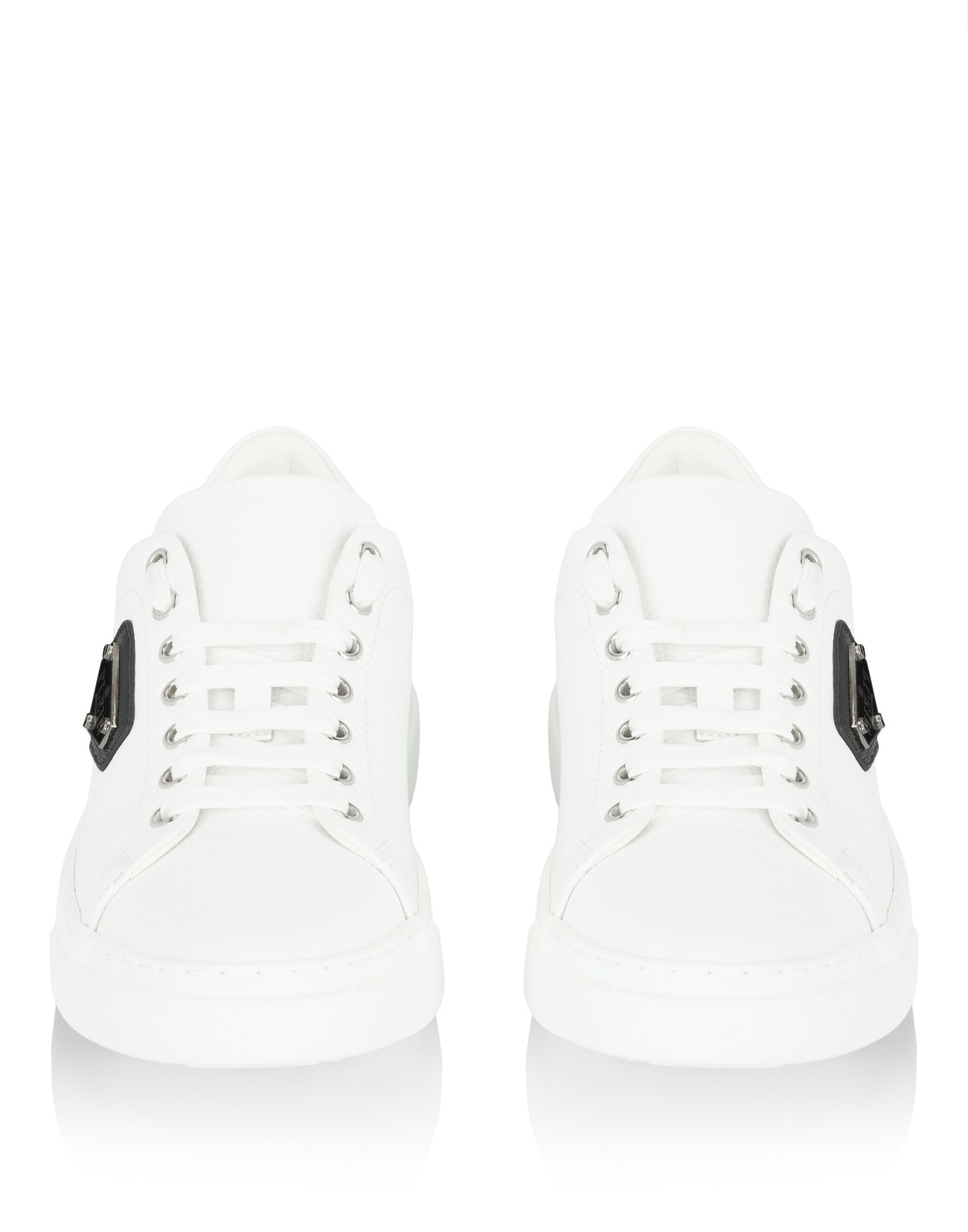 Leather Lo-Top Sneakers Iconic Plein