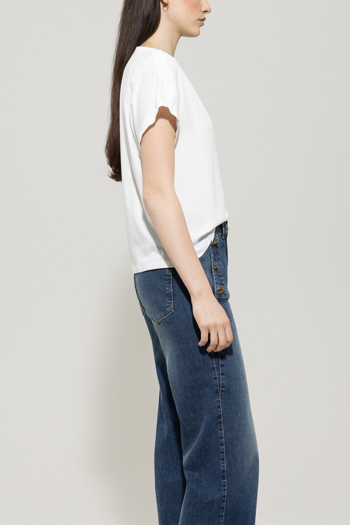 Shirt aus Seiden-Mix