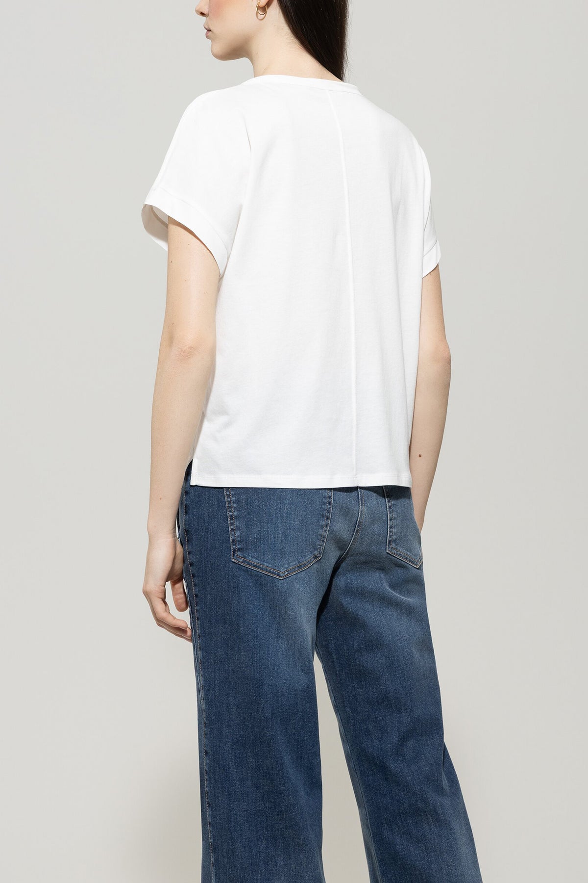 Shirt aus Seiden-Mix
