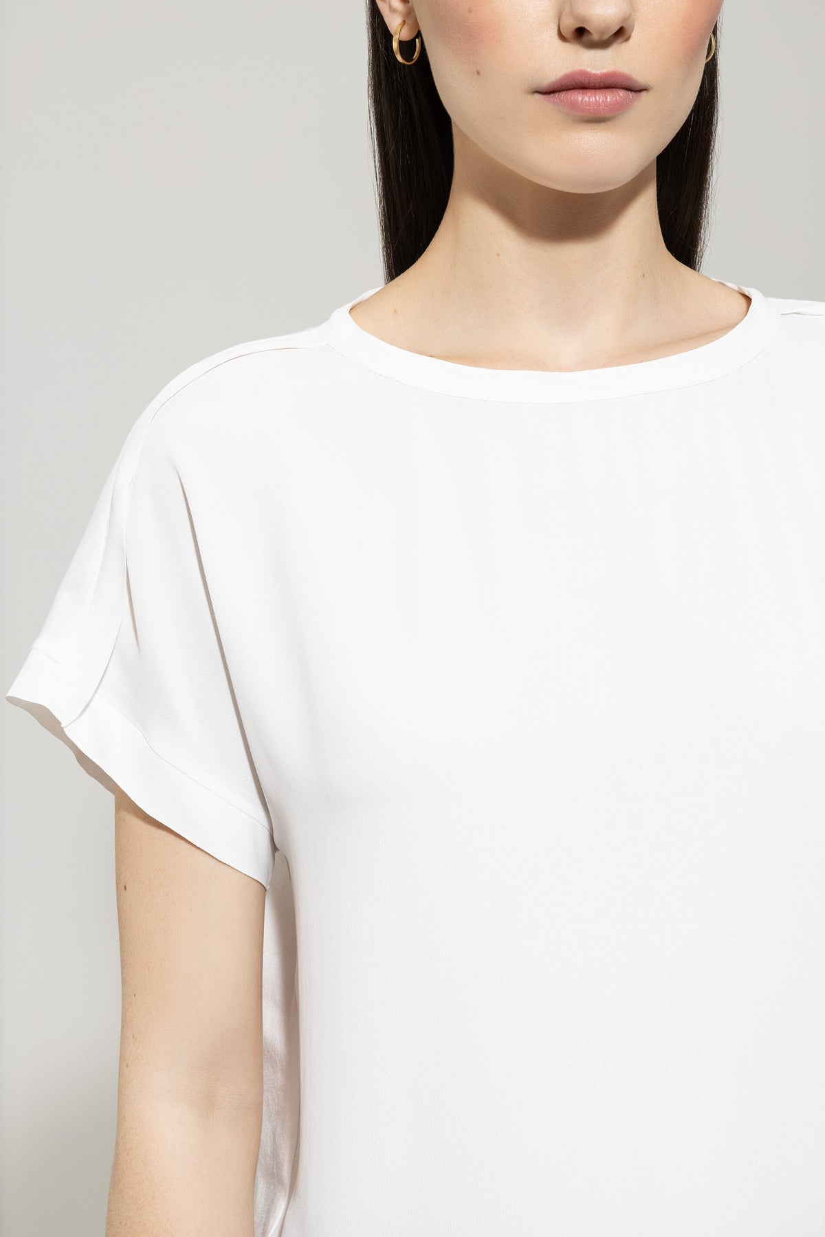 Shirt aus Seiden-Mix