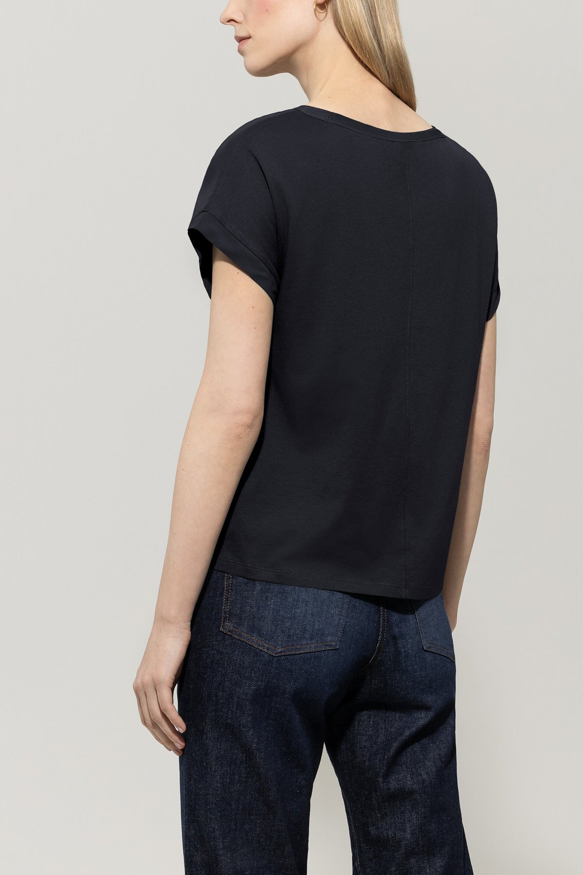 Shirt aus Seiden-Mix