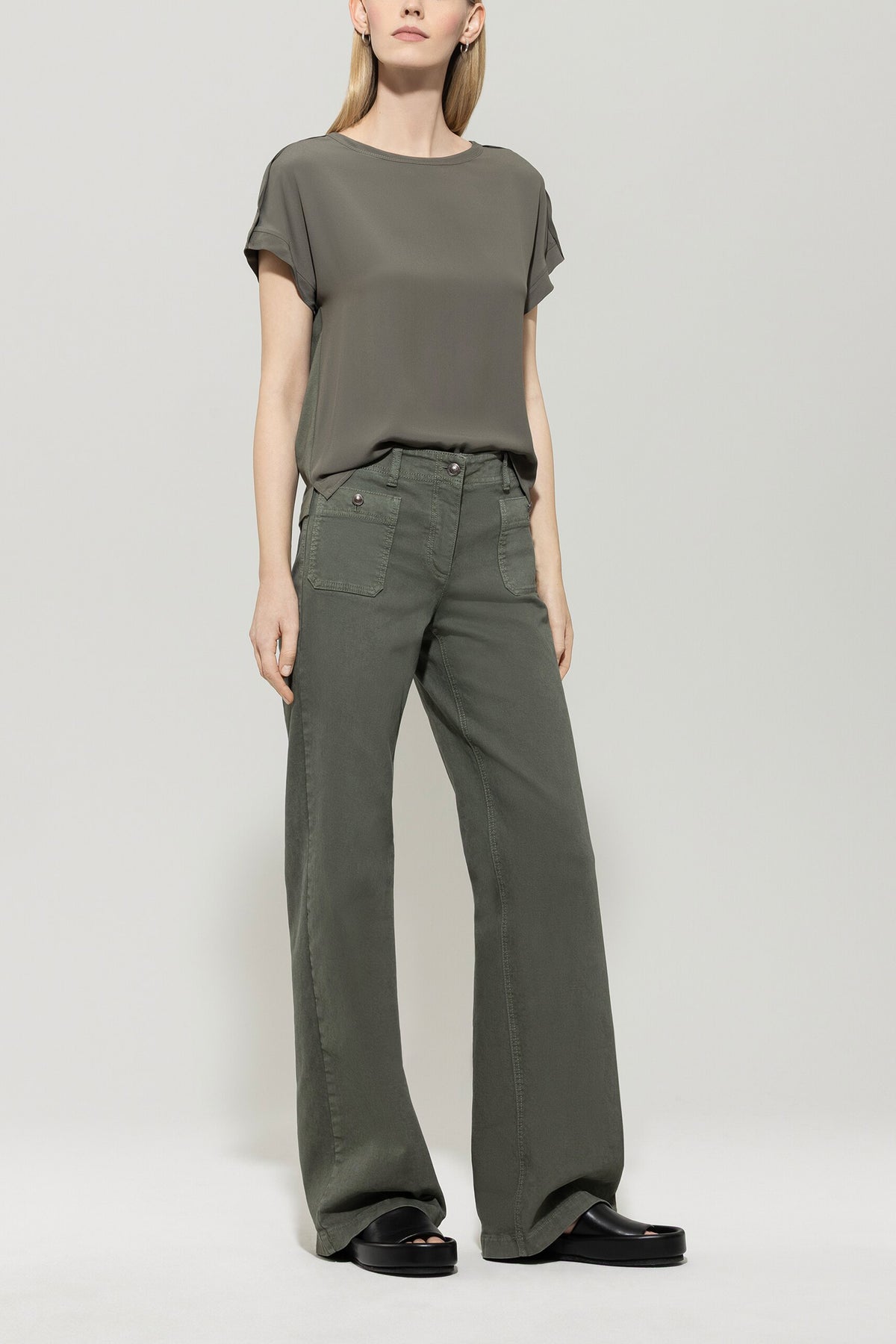 Shirt aus Seiden-Mix