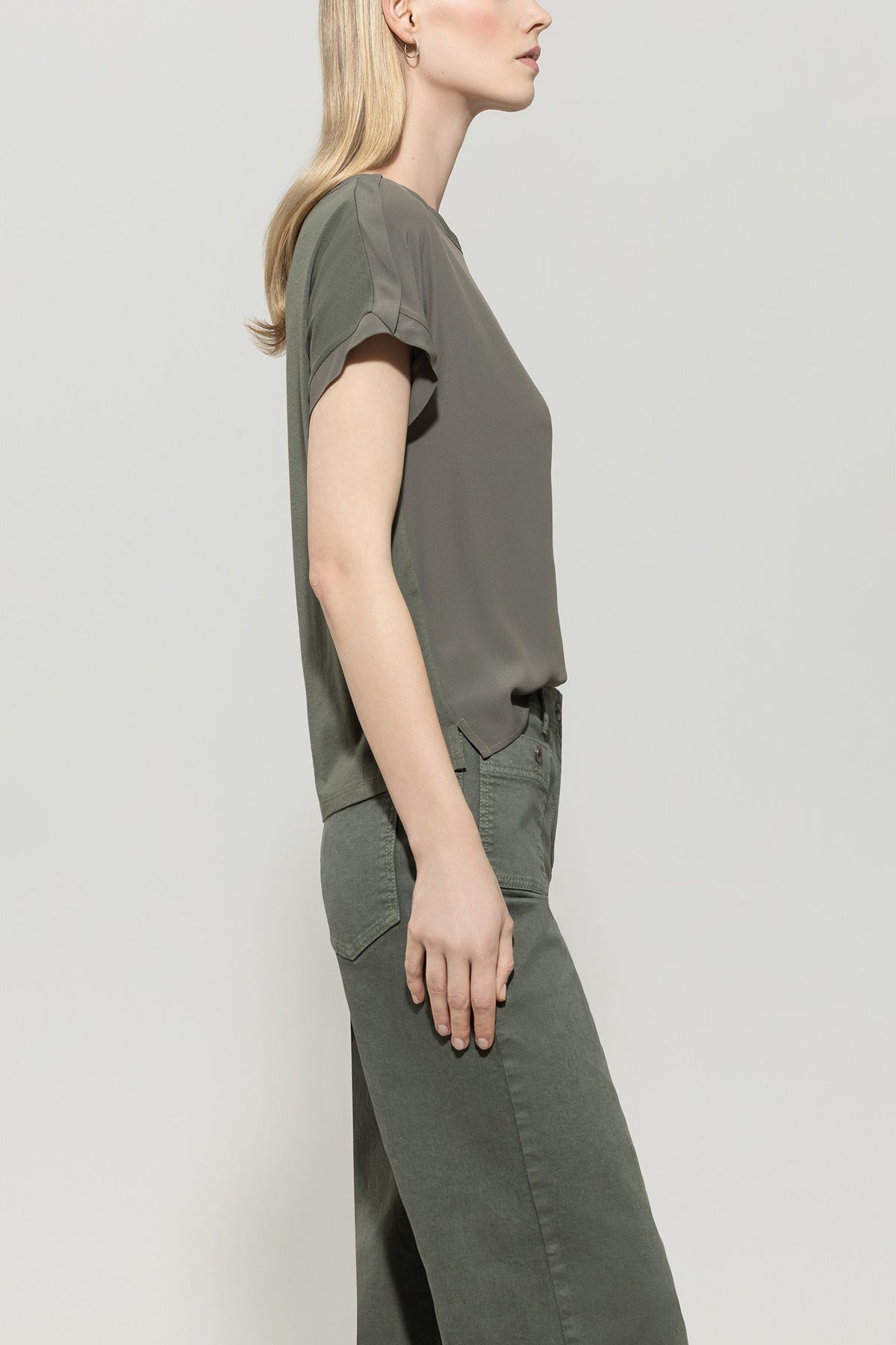 Shirt aus Seiden-Mix