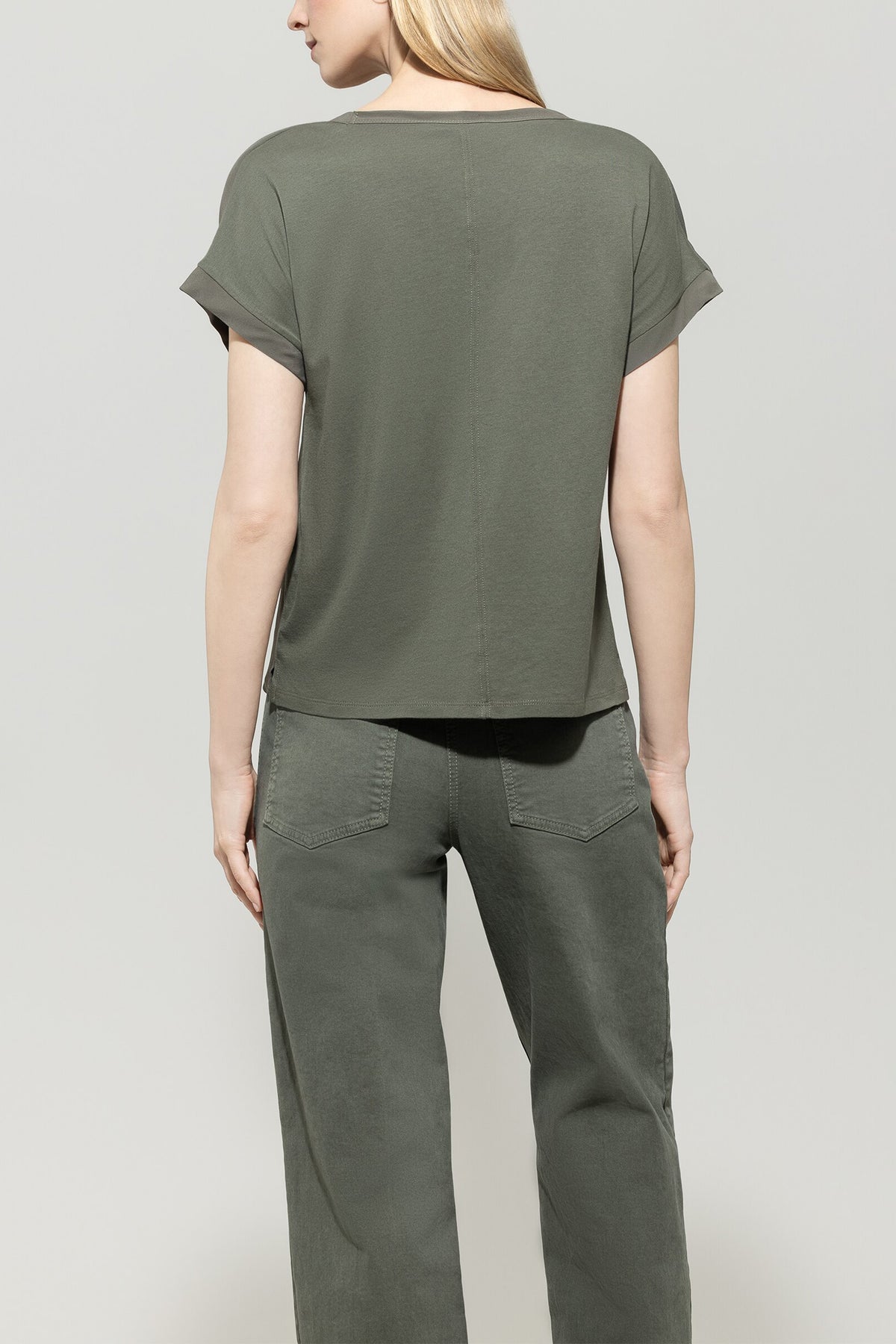 Shirt aus Seiden-Mix