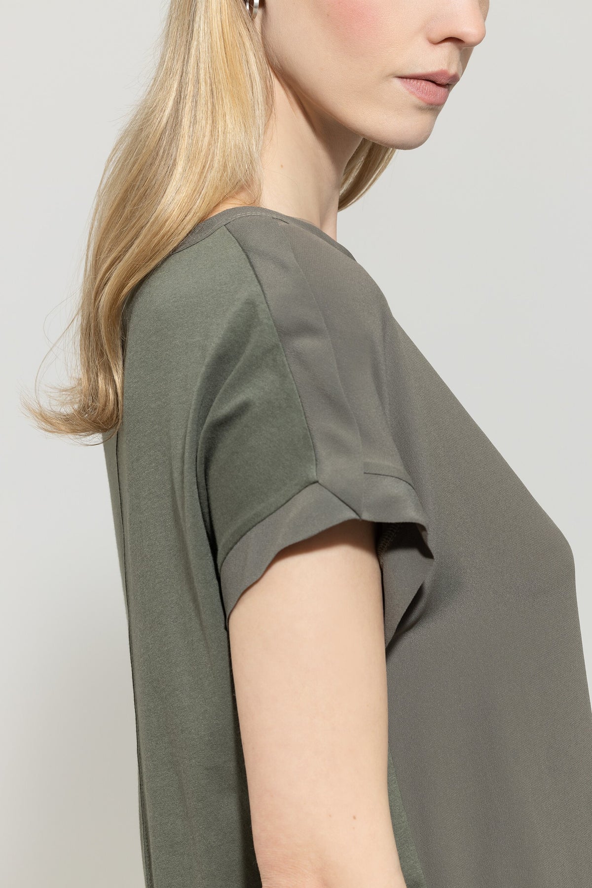 Shirt aus Seiden-Mix