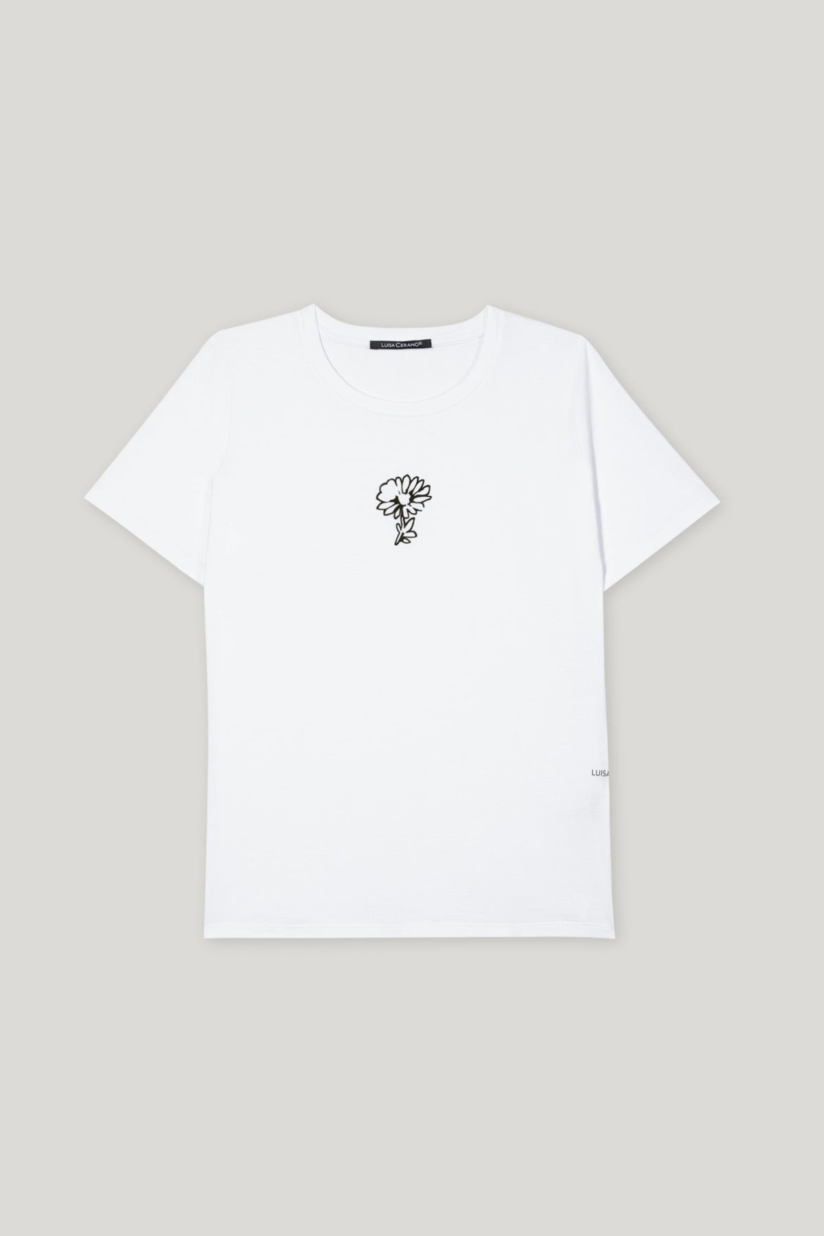 T-Shirt mit Flower-Motiv