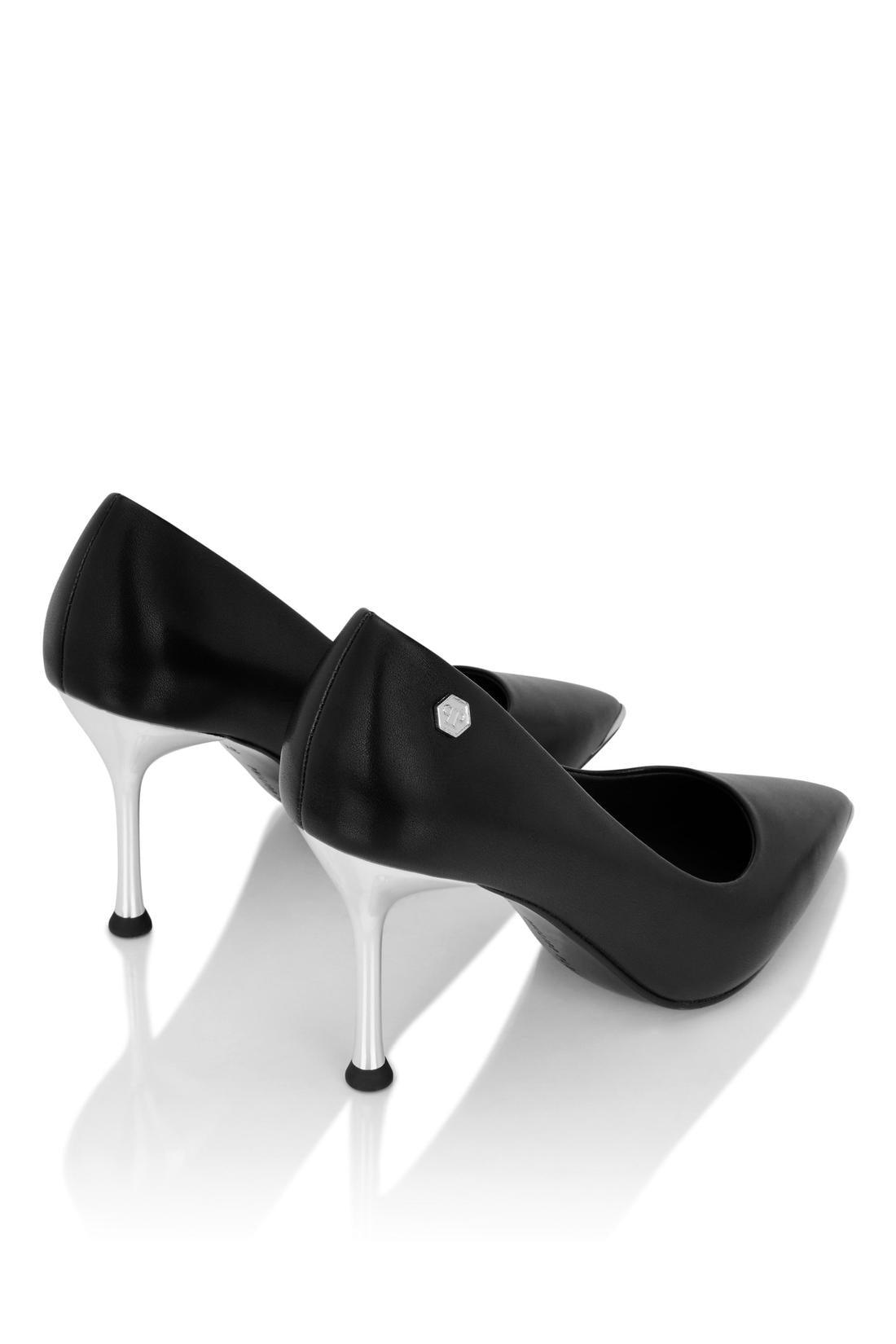 Philipp Plein Nappa Decollete Hi-Heels Pump H110 Hexagon, Pumps
