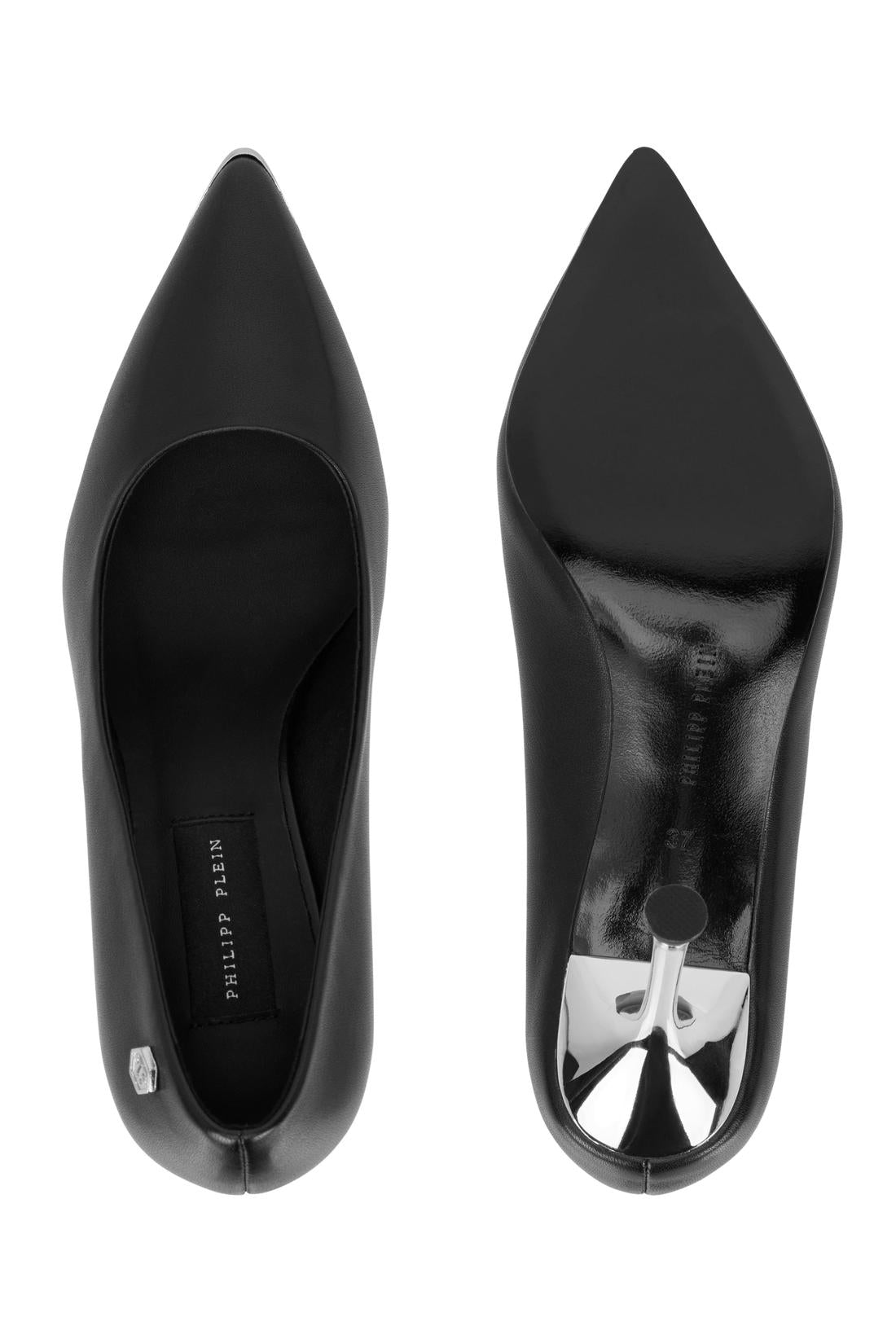 Philipp Plein Nappa Decollete Hi-Heels Pump H110 Hexagon, Pumps