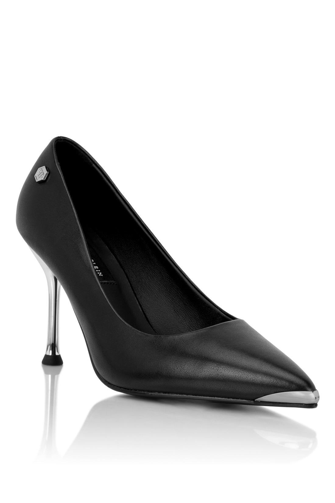Philipp Plein Nappa Decollete Hi-Heels Pump H110 Hexagon, Pumps