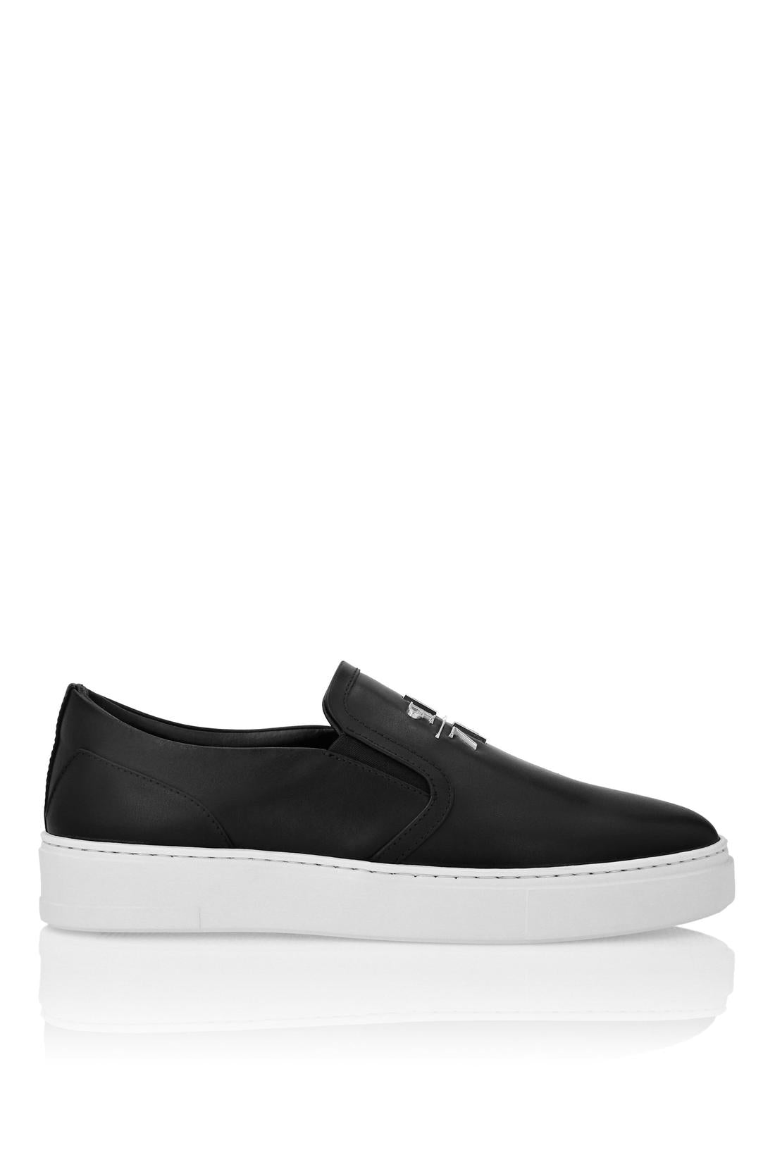 Nappa Leather Slip On Triangle
