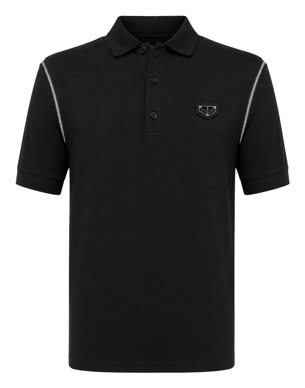 Polo T-Shirt Zippers On Sleeves