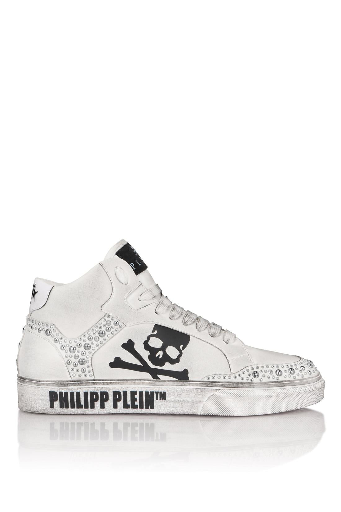 Philipp Plein Hi-Top Sneakers Retrokickz Mix Studs, Schuhe